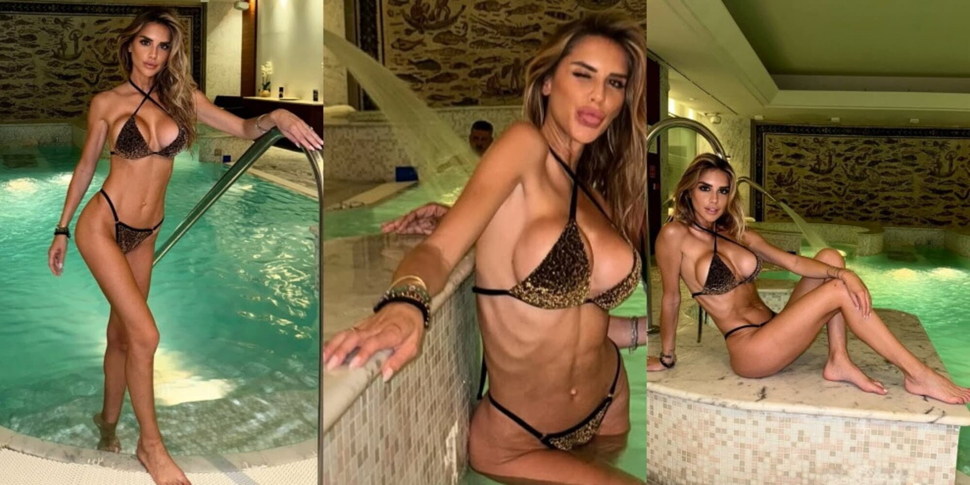 Michela Persico, che relax in spa: il suo bikini infiamma i social