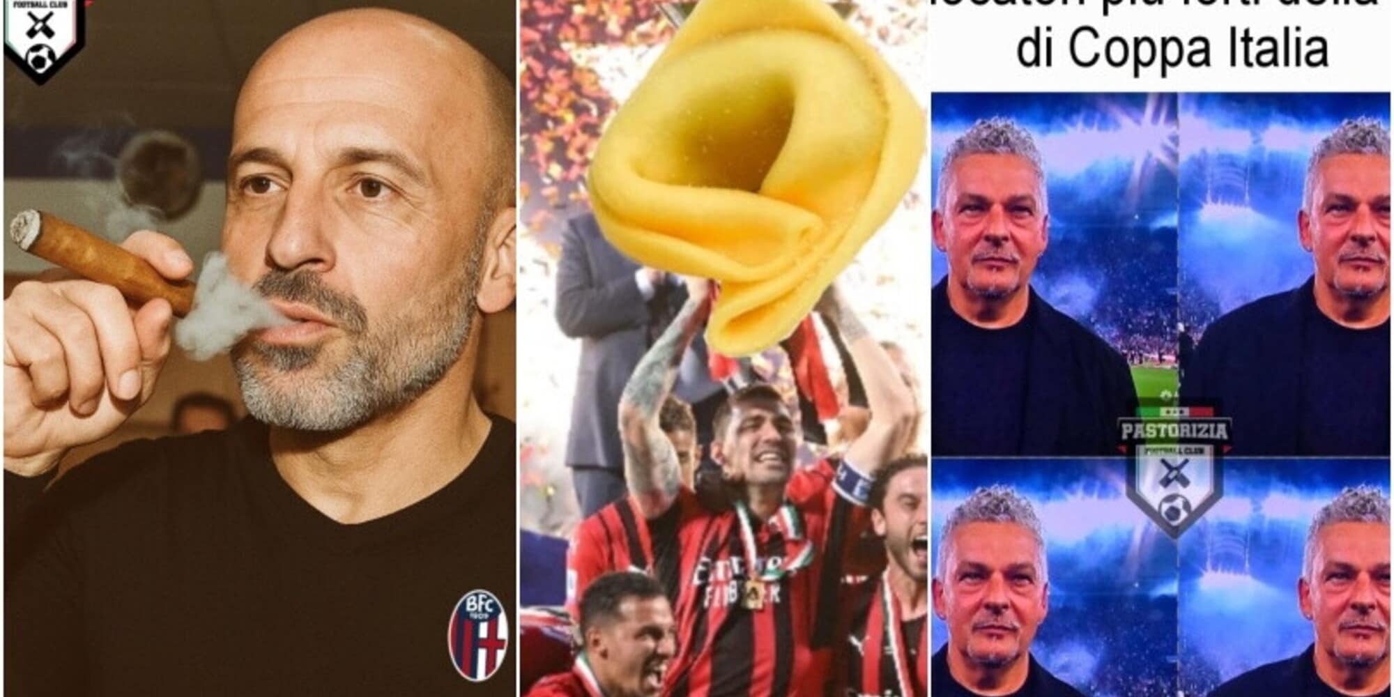 Il Bologna vince la coppa Italia: le ironie social si scatenano sul Milan 