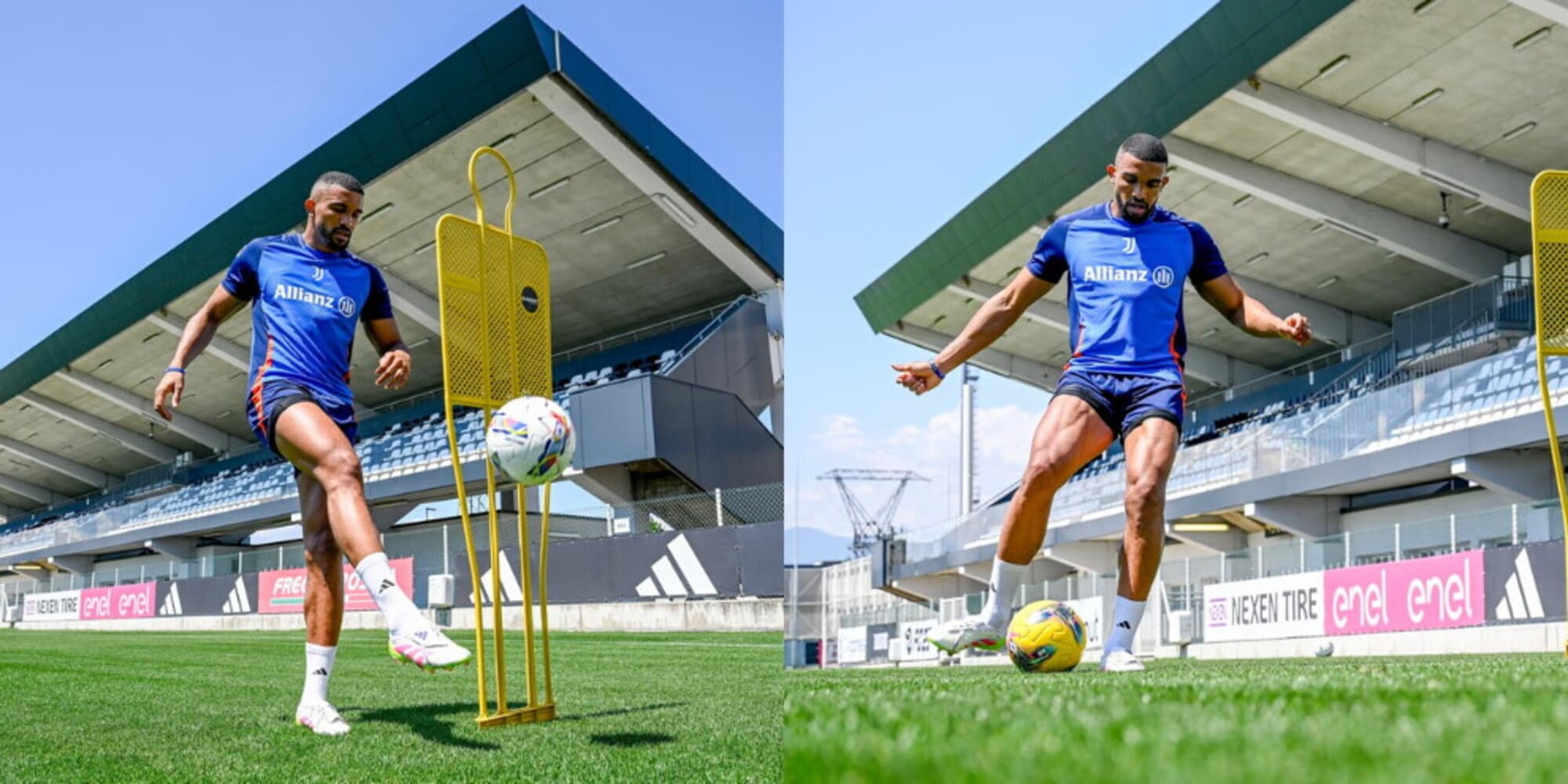 Juve, riecco Bremer: primo allenamento con il pallone