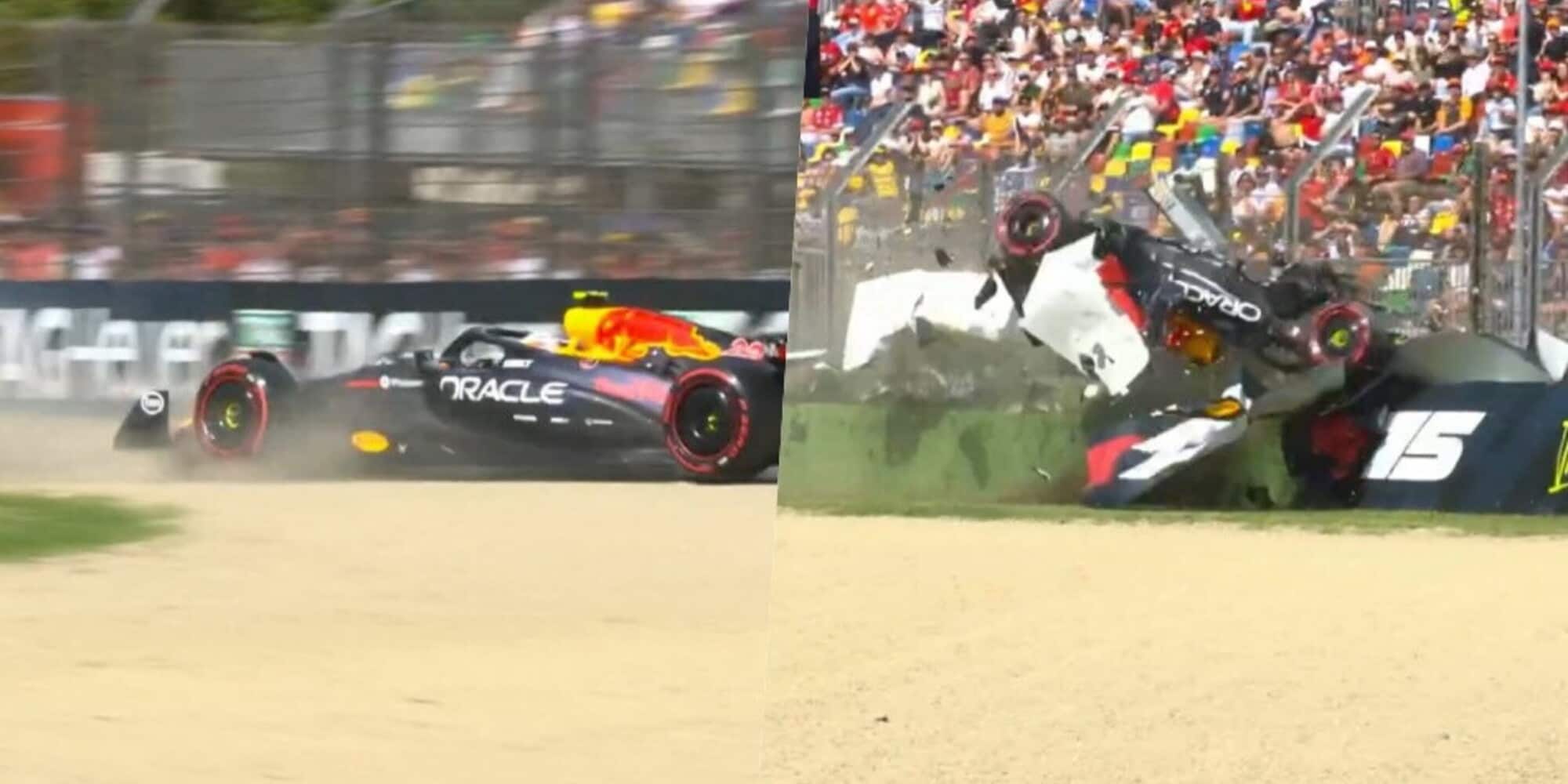 Tsunoda, incidente spaventoso a Imola: la macchina si gira