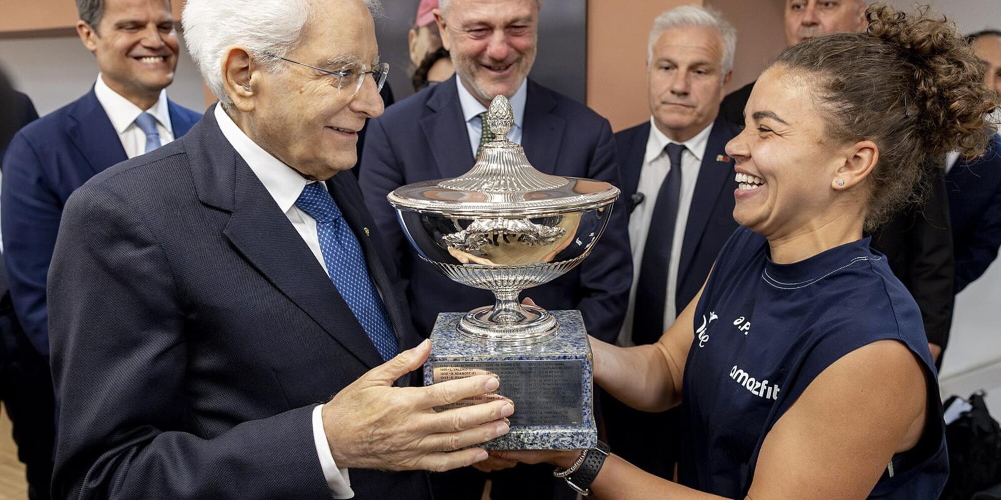 Mattarella e Paolini, la festa e la coppa: le immagini più belle degli Internazionali