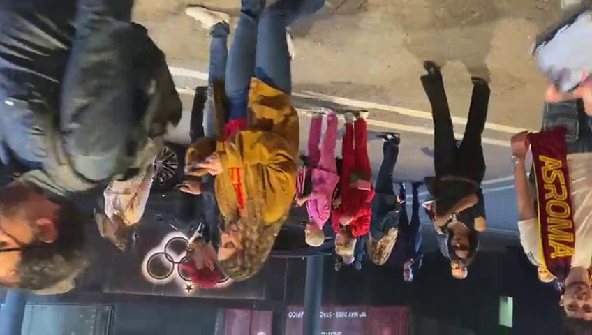 Roma-Milan, la famiglia Ranieri arriva all'Olimpico per l'ultima partita in casa di Claudio