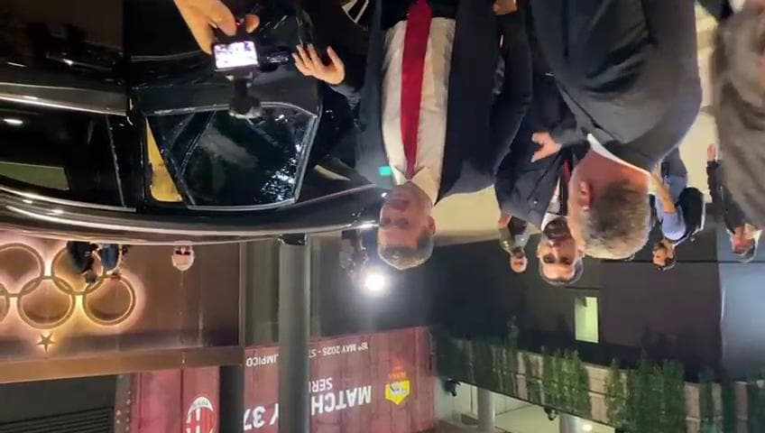 Ryan Friedkin arriva all'Olimpico per Roma-Milan