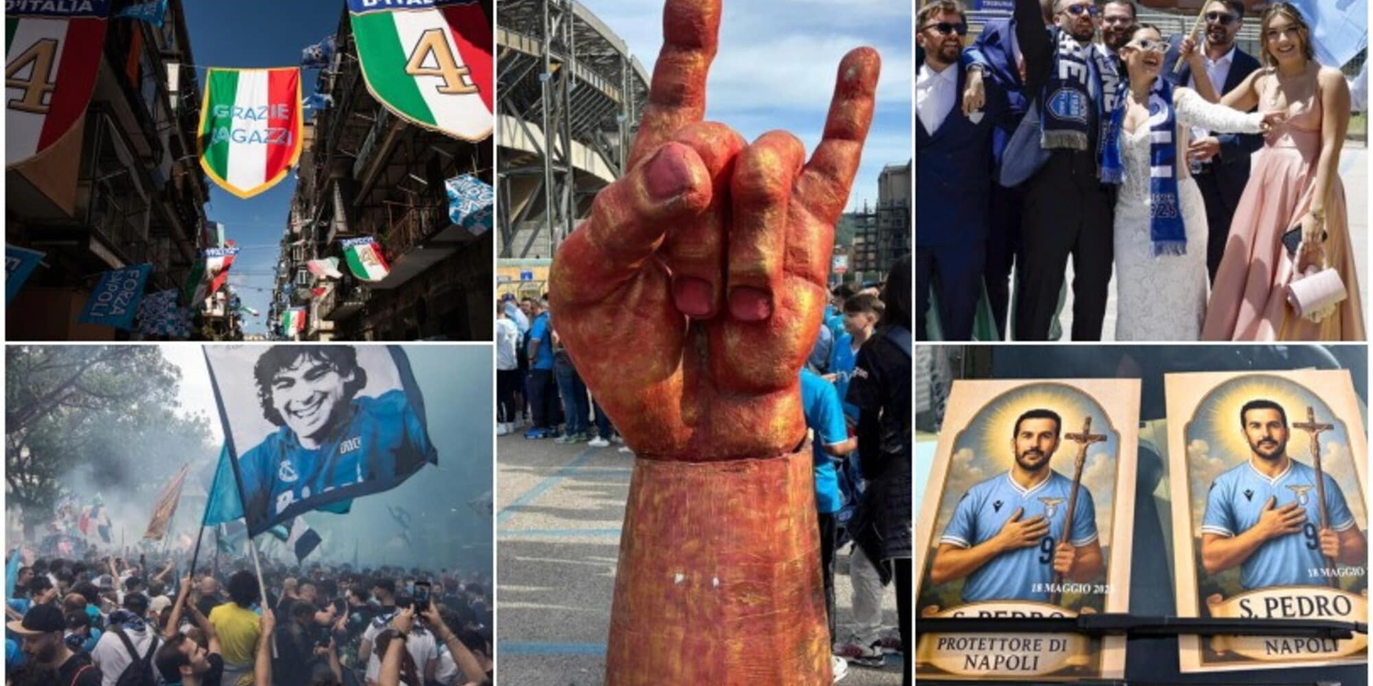 Napoli, i tifosi sono pronti: è già delirio in città e vicino allo stadio