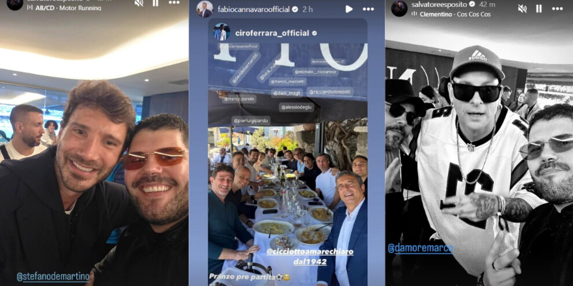 Da Cannavaro a De Martino: quanti vip al Maradona per la sfida scudetto del Napoli
