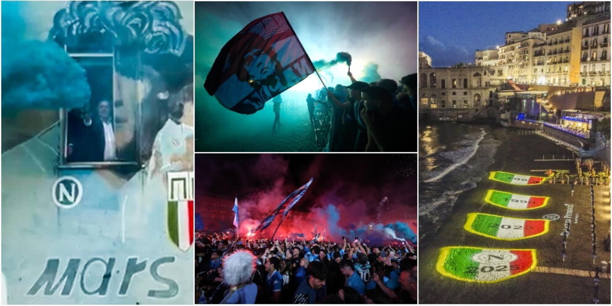 Napoli, il quarto scudetto è realtà: scoppia la festa dei tifosi al Maradona e in città!