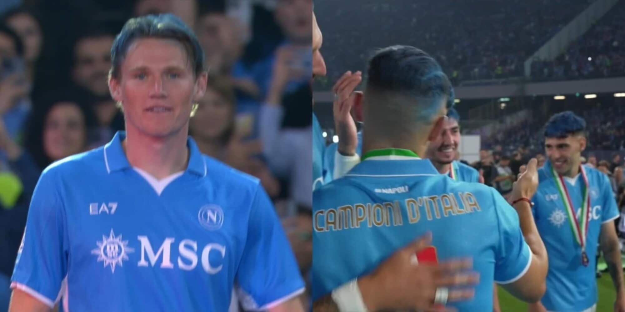 Tutti con i capelli Azzurro Napoli: il cambio look dei giocatori per la festa scudetto
