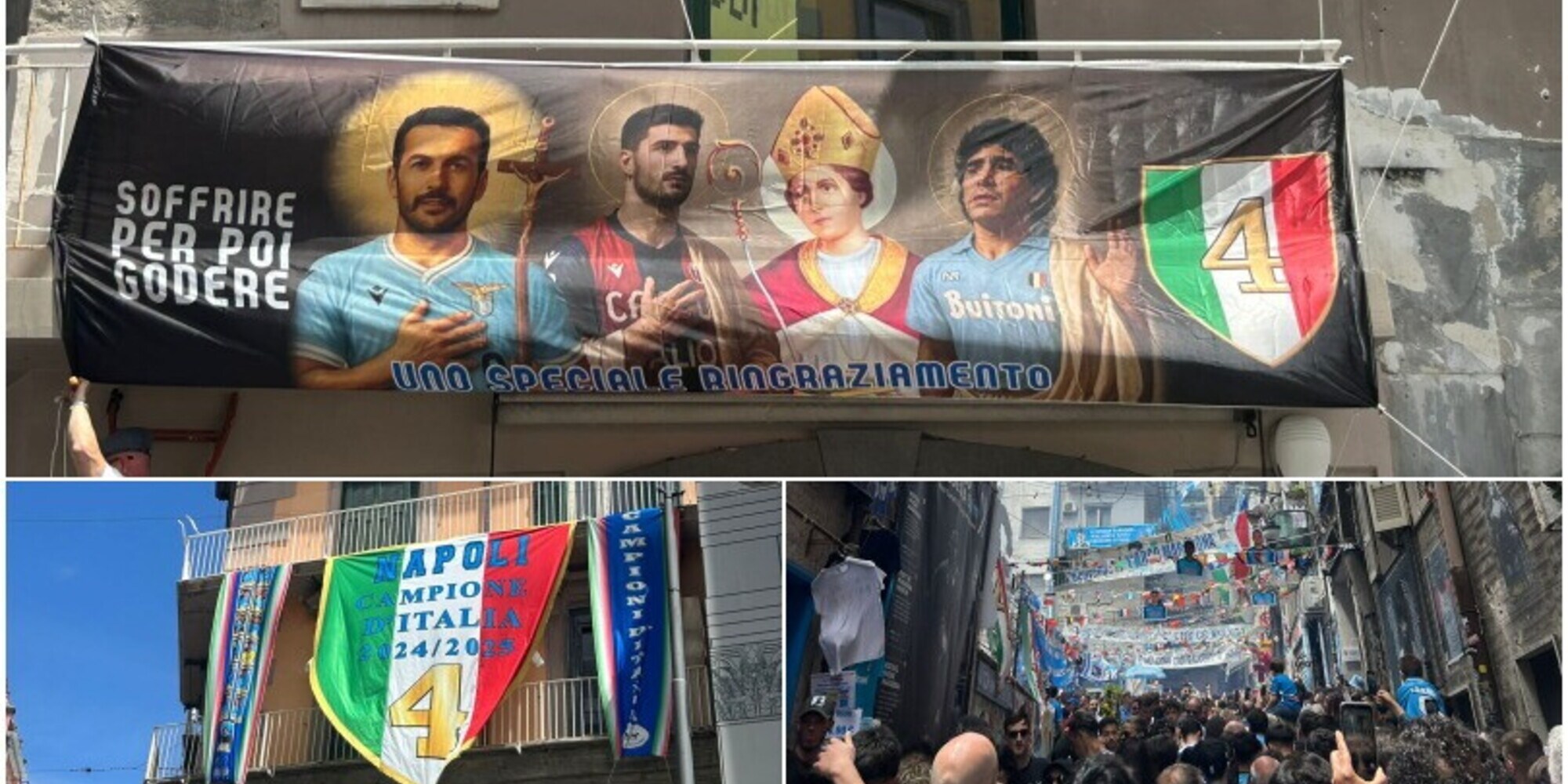 Napoli, il day after: le foto del risveglio della città dopo lo Scudetto