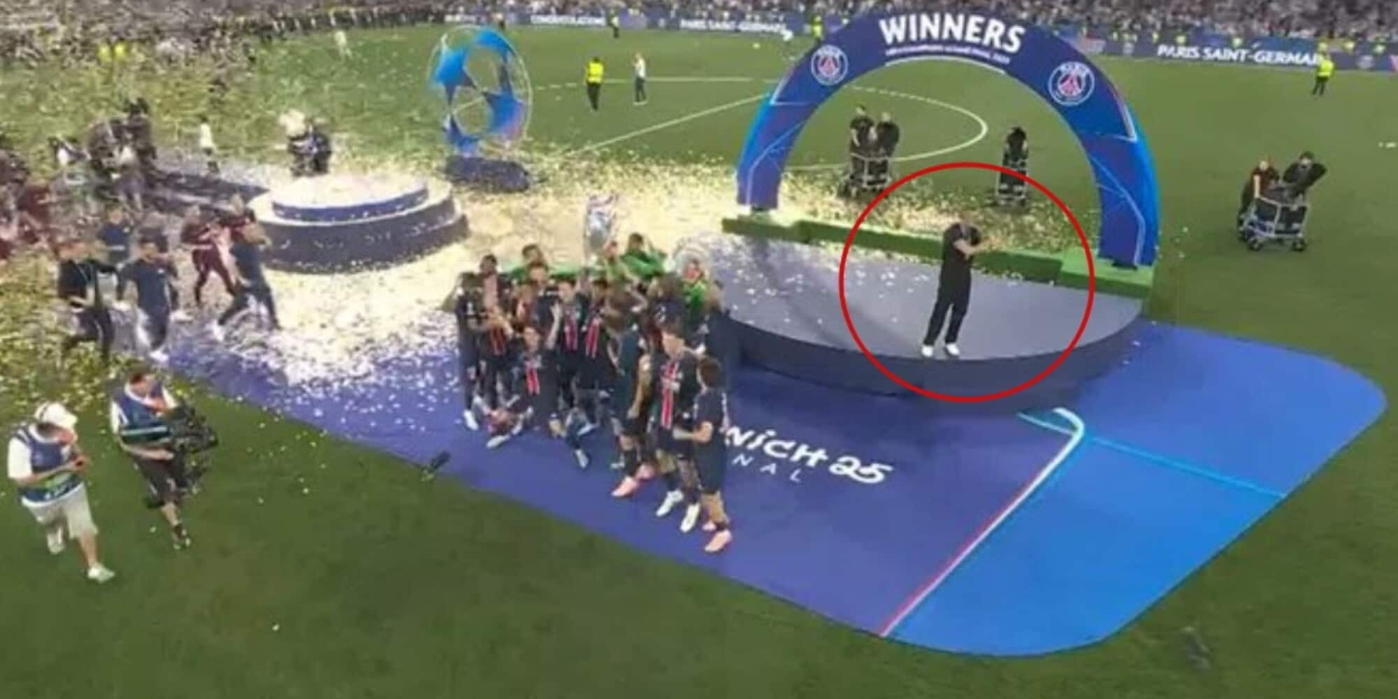 Il bel gesto di Luis Enrique nei confronti dell’Inter durante la premiazione: poi spiega perché l’ha fatto