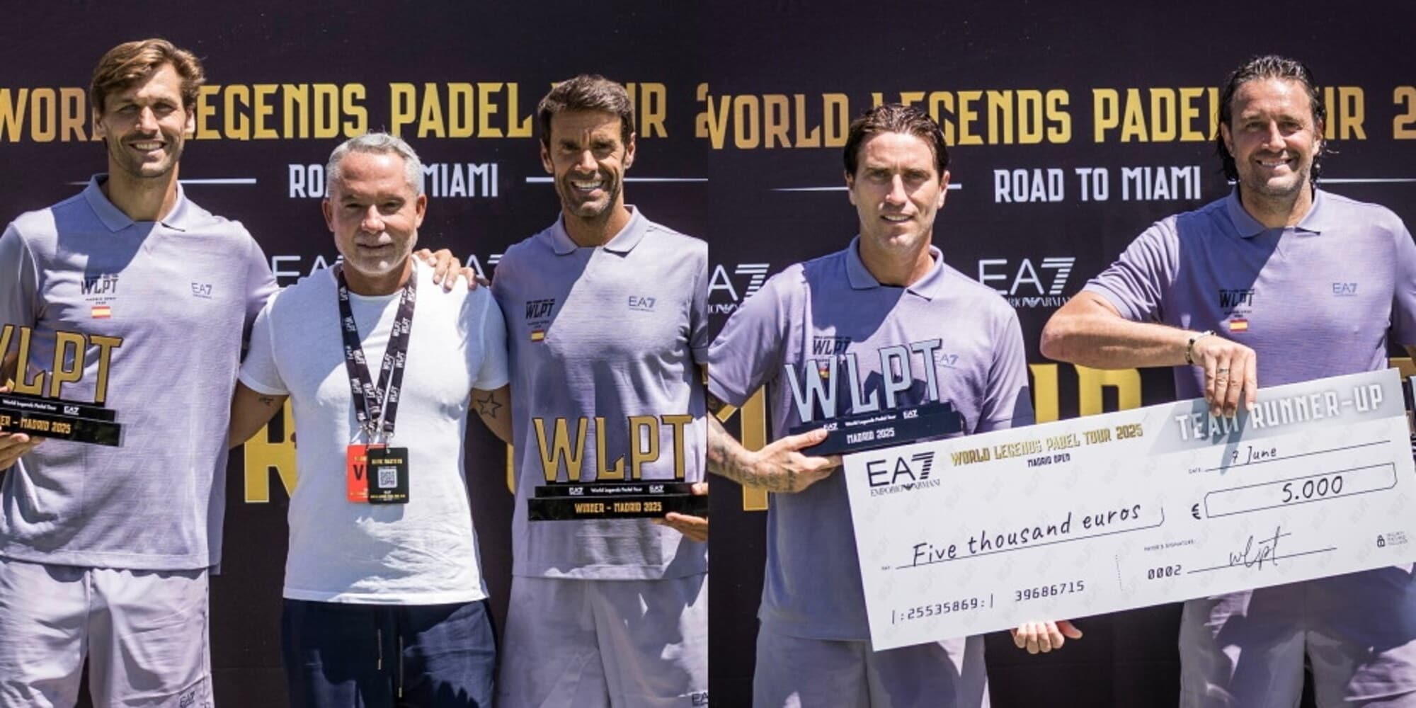EA 7 World Legends Padel Tour, la magia della tappa di Madrid  
