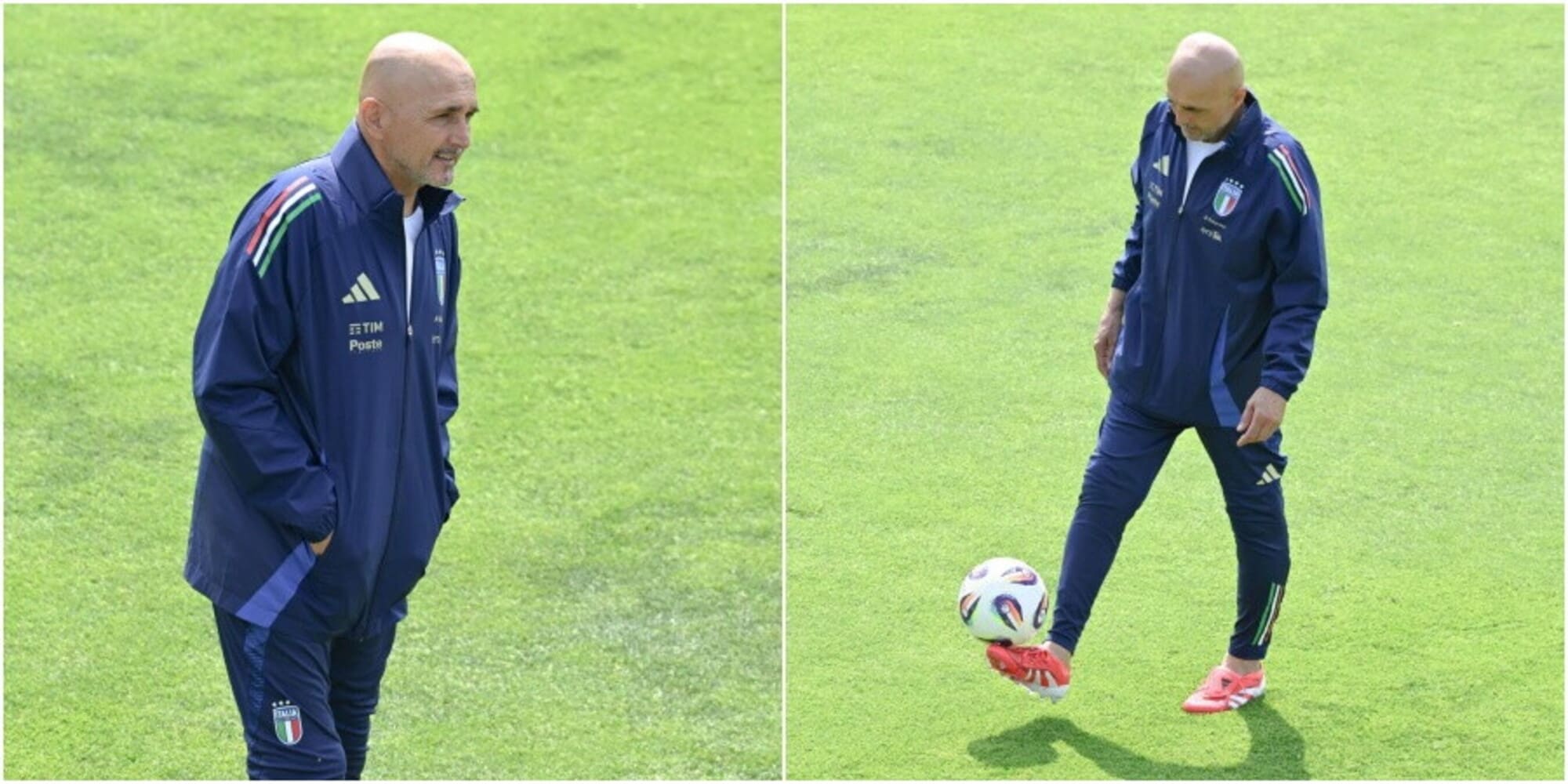 Spalletti e il suo ultimo allenamento con l'Italia dopo l'esonero da ct
