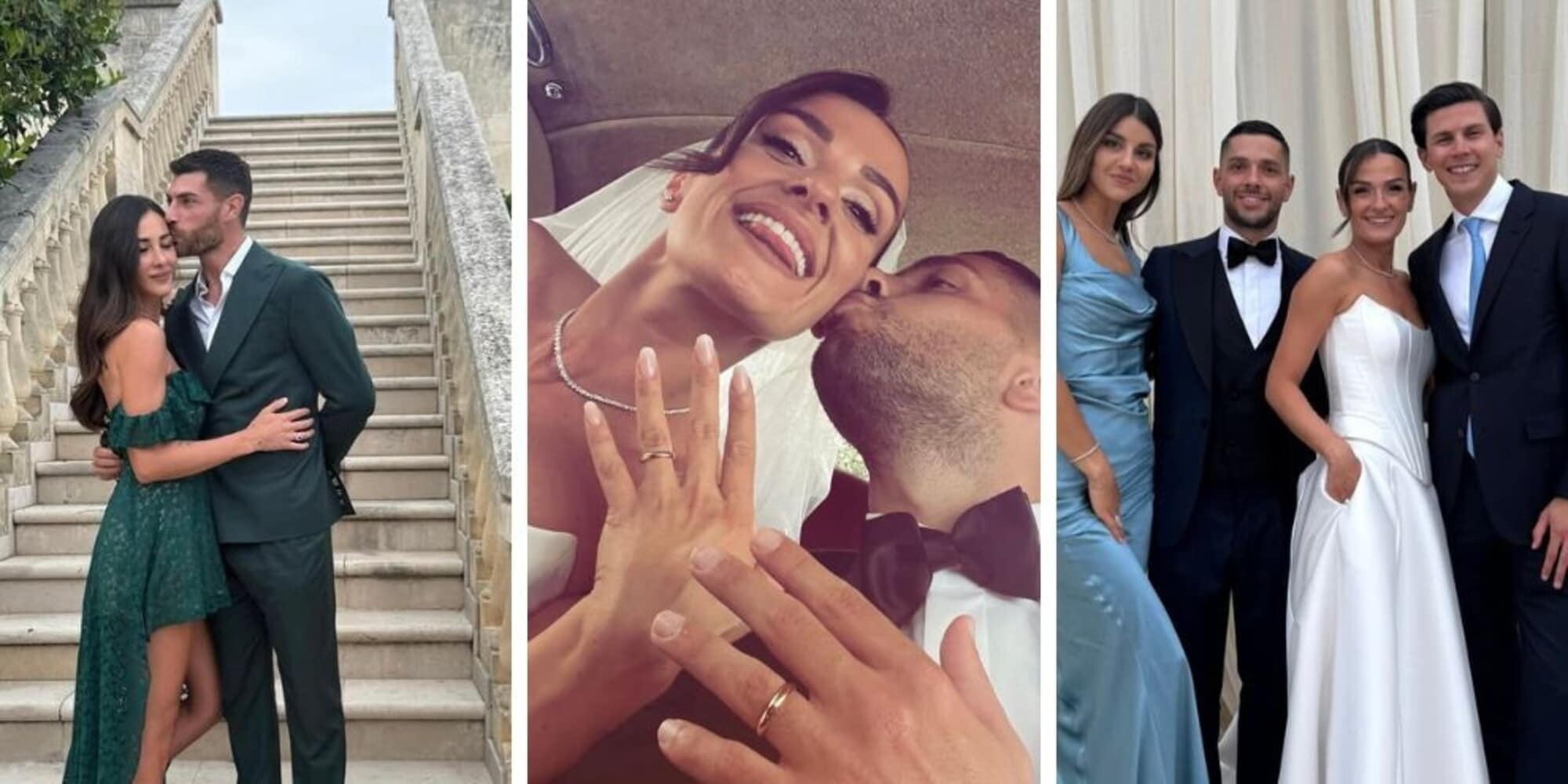 Matrimonio Caprari, da Verre a Sabelli quanti ex Roma alle nozze. E tanti altri calciatori presenti...