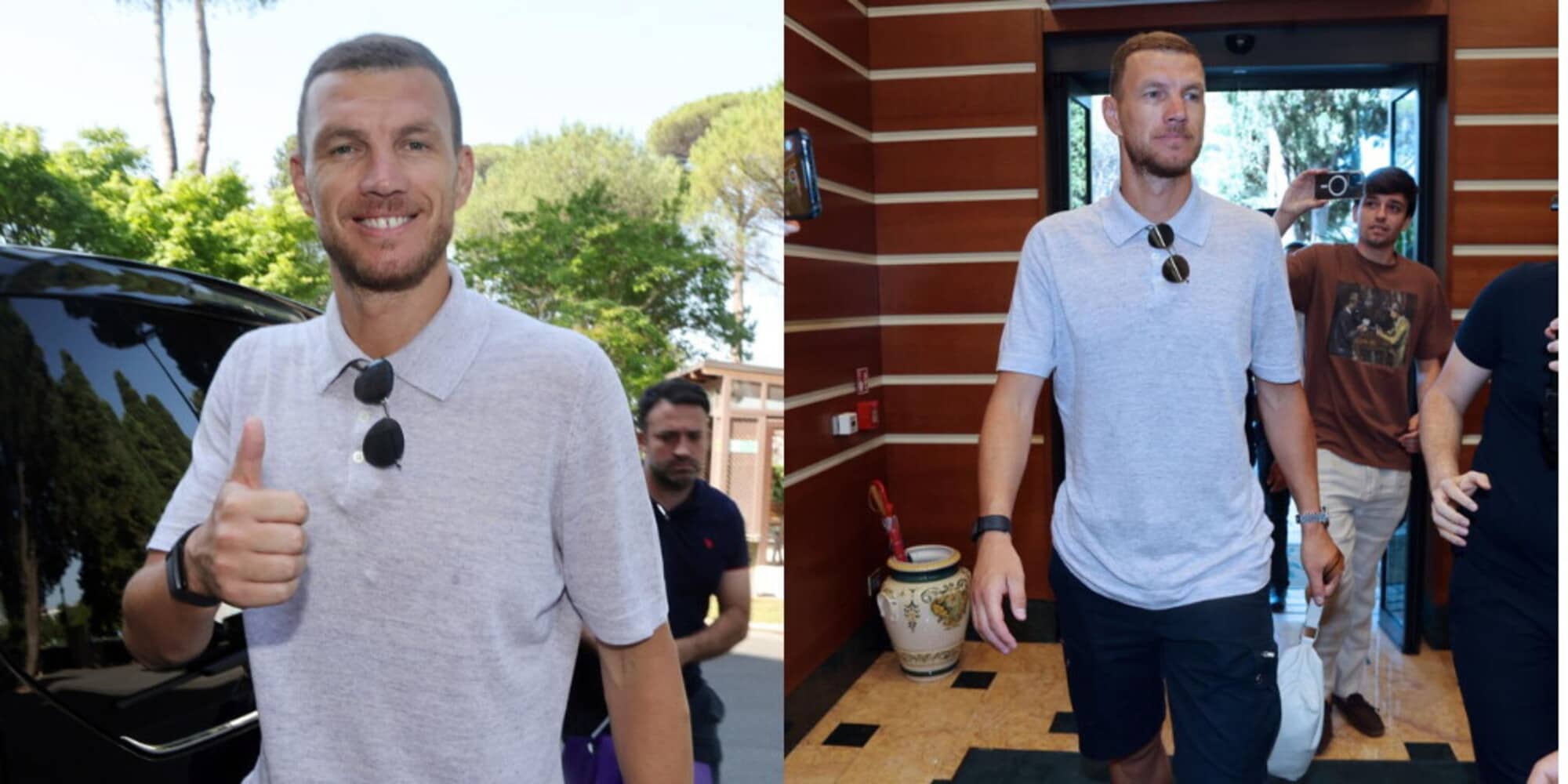 Fiorentina, è il giorno di Dzeko: le visite mediche a Roma
