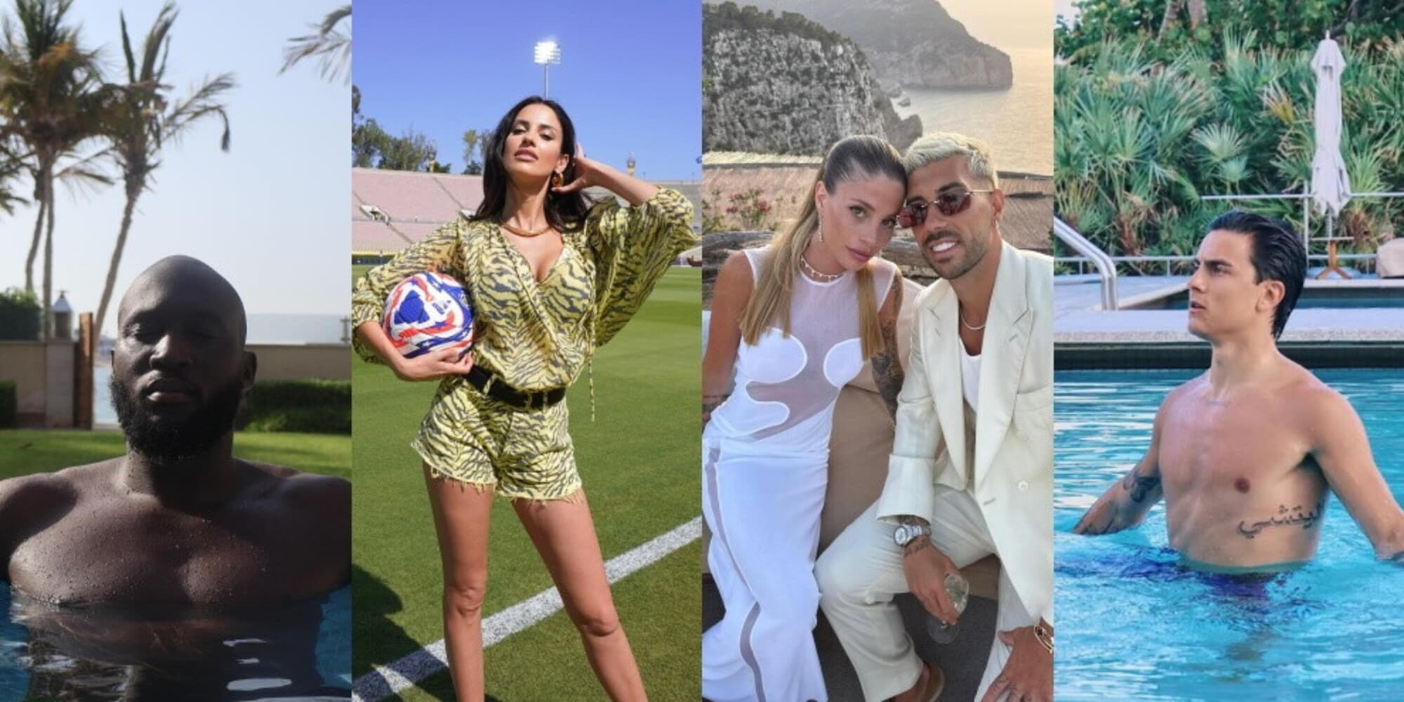 Pellegrini e Zaccagni festeggiano il compleanno, Lukaku si rilassa, Eleonora segue il Mondiale per club...: tutte le vacanze dei calciatori
