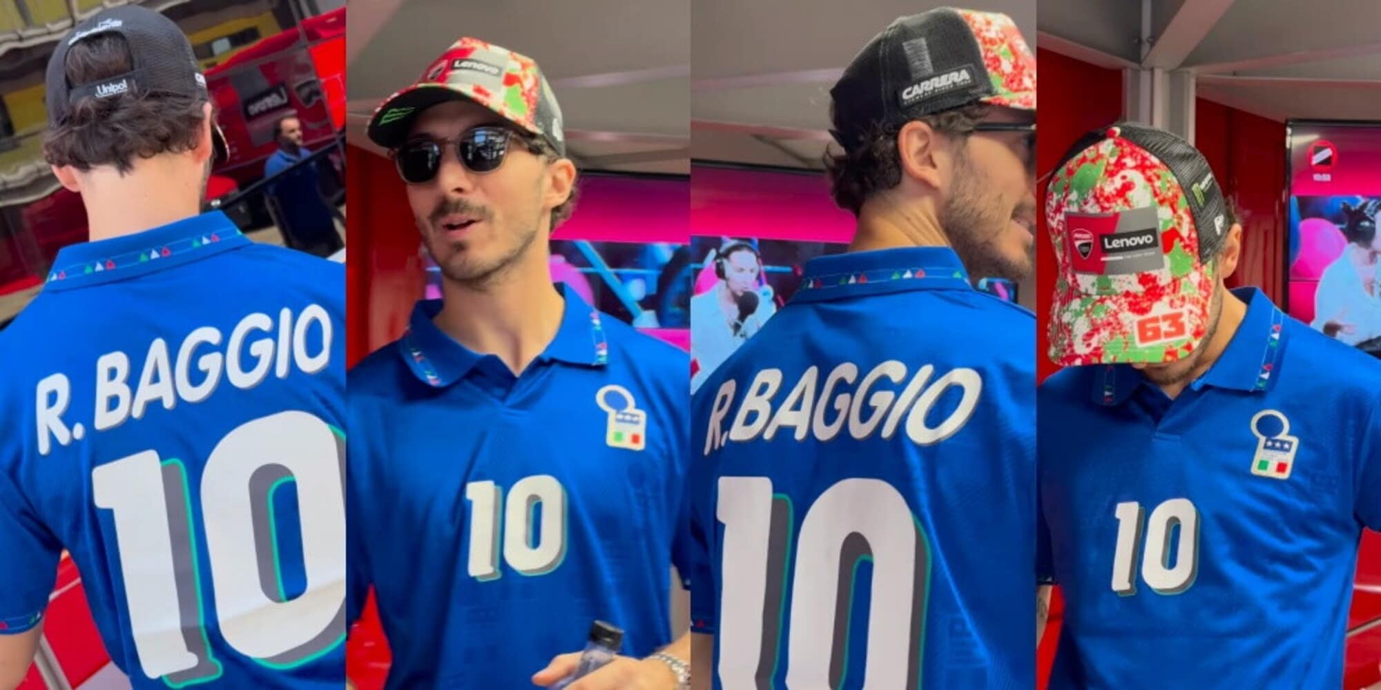 Bagnaia omaggia Baggio: il Gp del Mugello è azzurro in Ducati