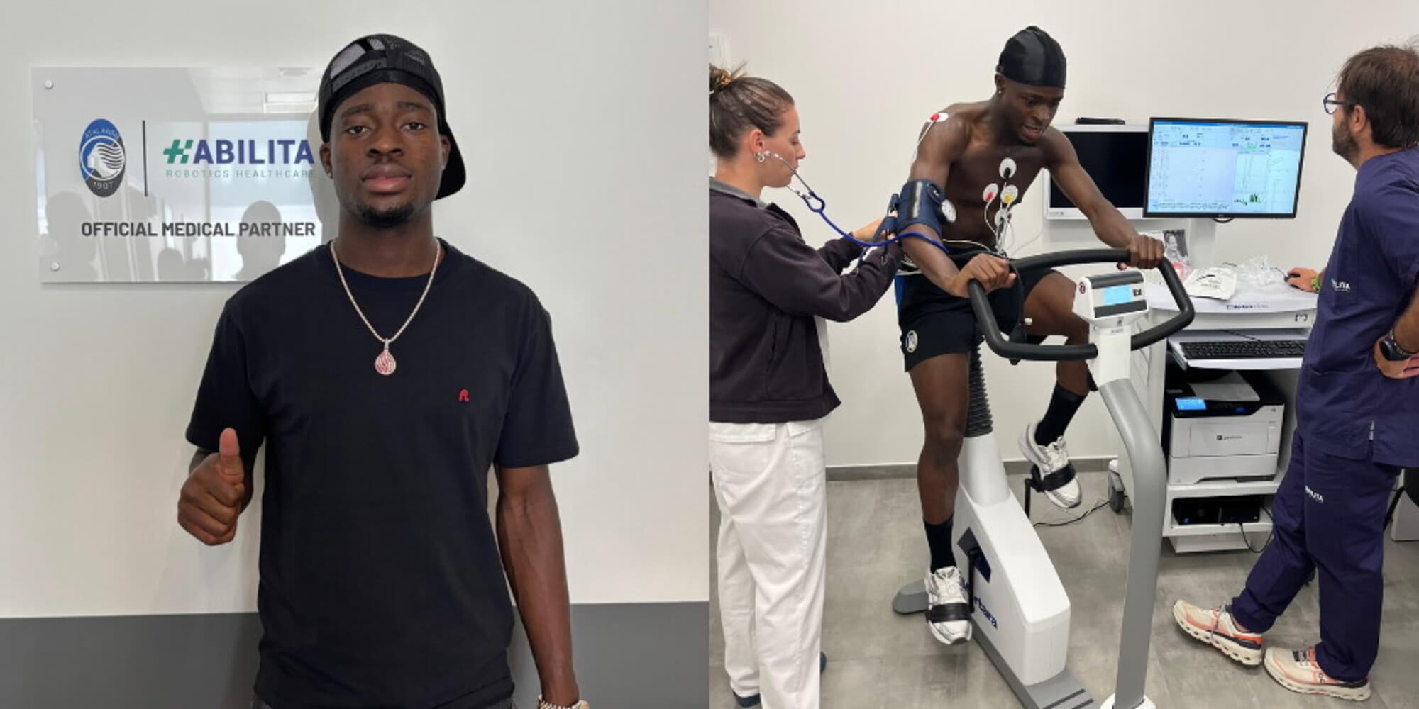 Atalanta, è arrivato Sulemana: le foto delle visite mediche