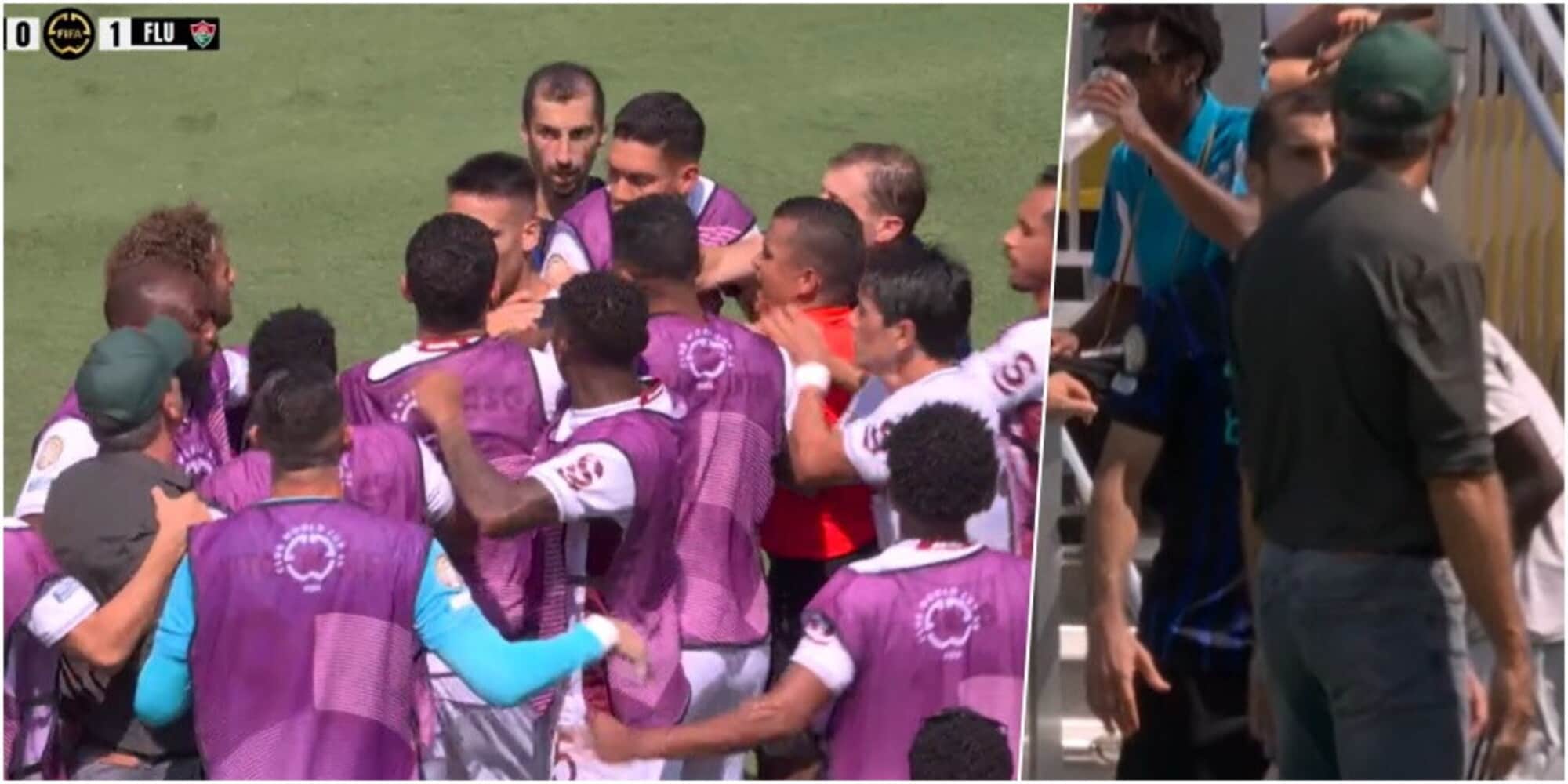 Rissa in Inter-Fluminense: scintille tra Mkhitaryan e Portaluppi