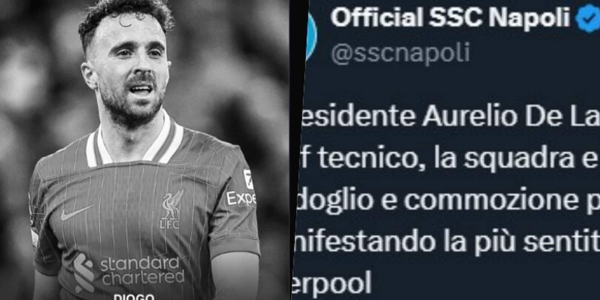 Morte Diogo Jota, club e calciatori in lacrime: tutti i messaggi di cordoglio
