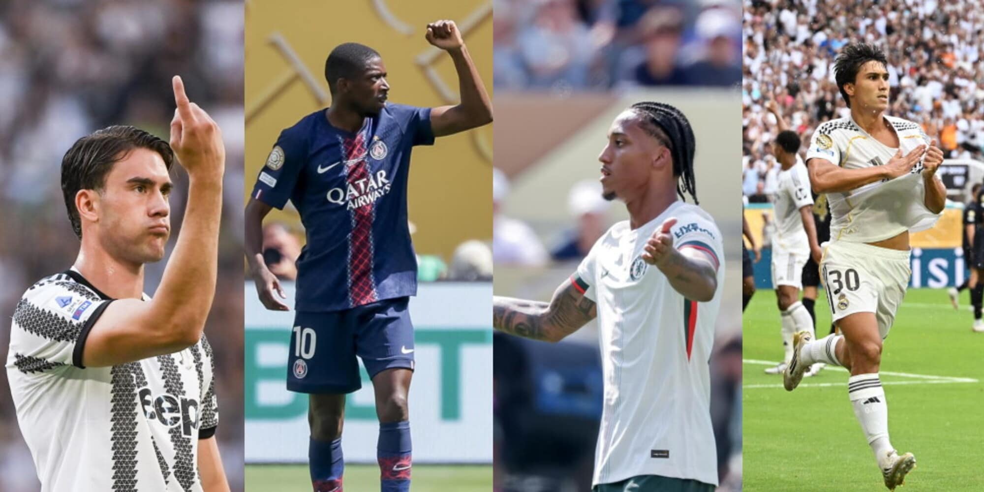 Mondiale per Club, la classifica dei migliori marcatori: tra Gonzalo Garcia e Dembelé spunta anche Vlahovic