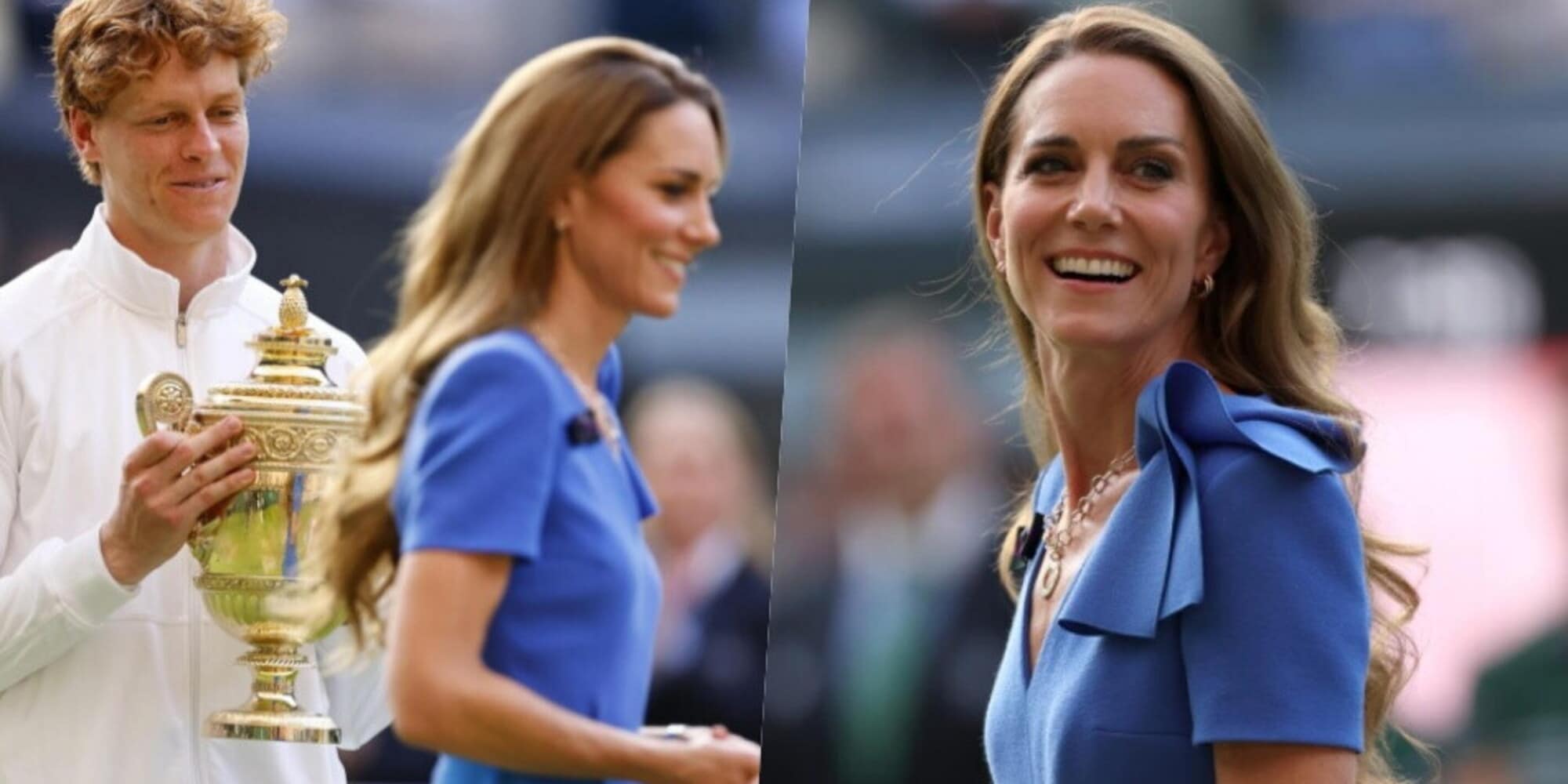 Sinner campione a Wimbledon: Kate Middleton lo premia tra i sorrisi