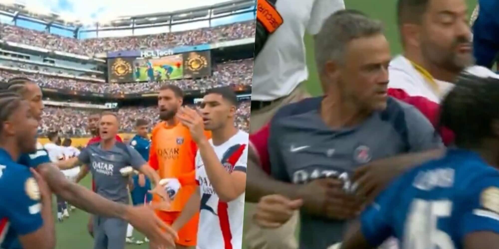 Chelsea-Psg, è rissa nel finale: Donnarumma e Luis Enrique infuriati