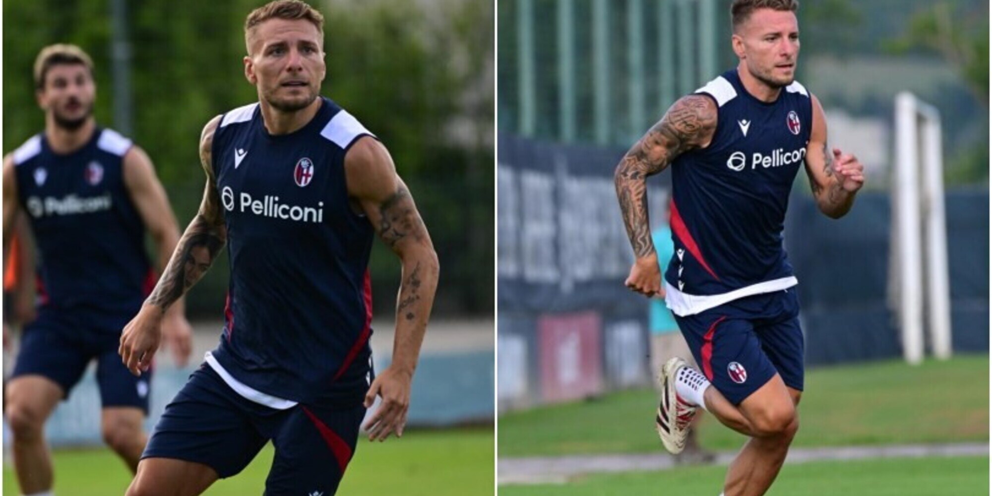 Bologna, Immobile si presenta: primo allenamento con la maglia rossoblù