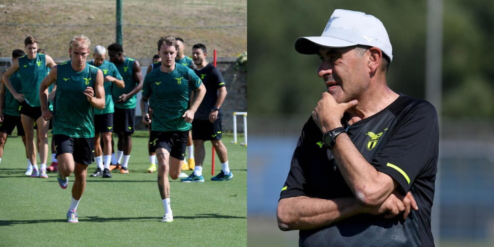 La Lazio agli ordini di Sarri: il secondo giorno a Formello