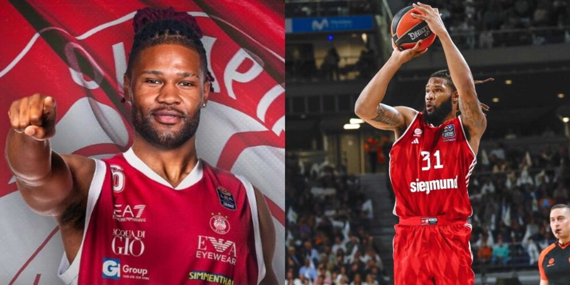 Olimpia Milano, che colpo sotto canestro ecco Devin Booker