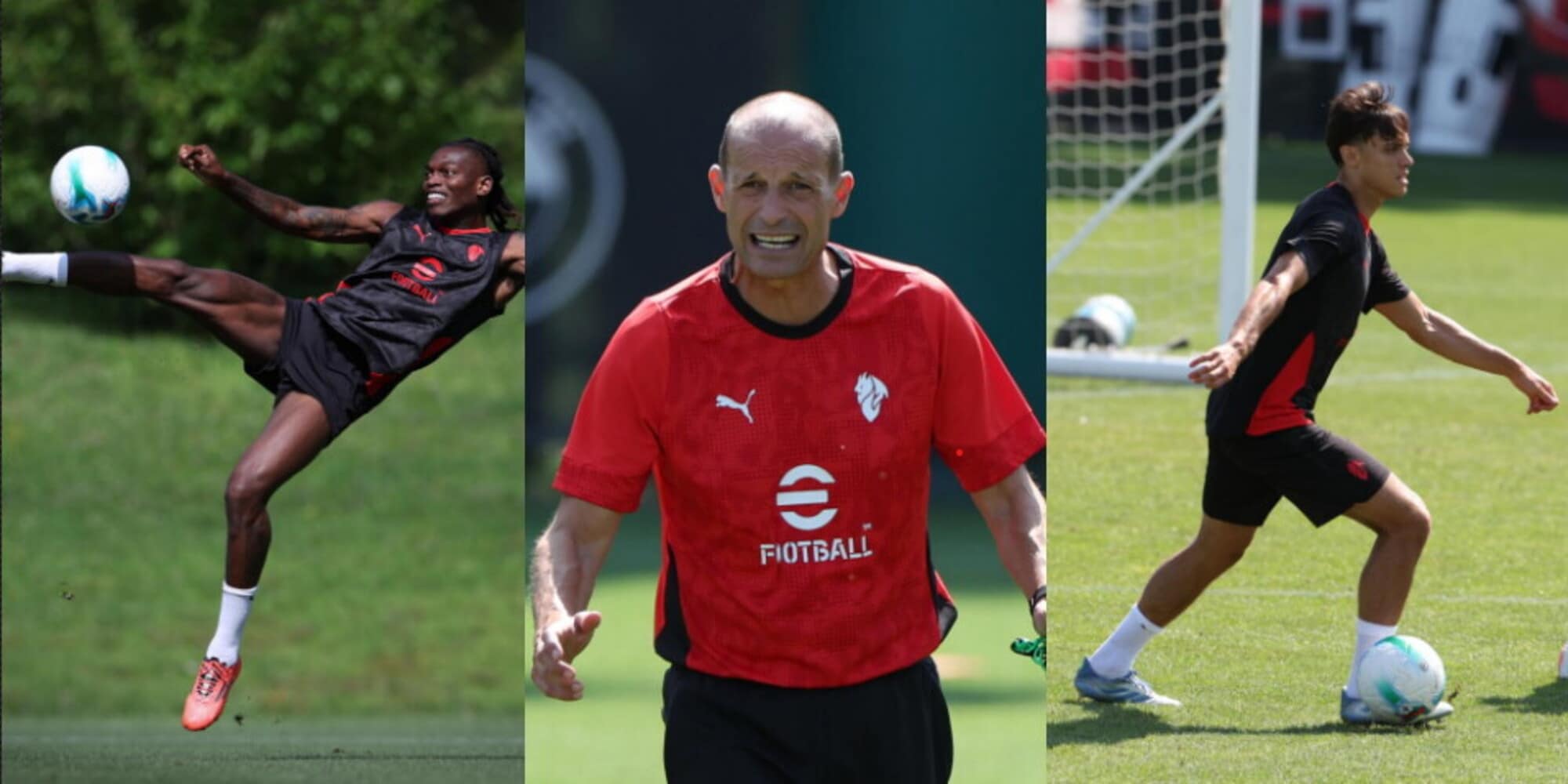 Milan al lavoro: acrobazie di Leao, Allegri carica