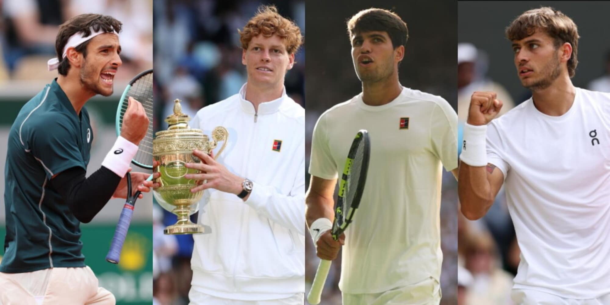 Ranking Atp: Sinner sopra tutti, Musetti ancora in top 10 e Cobolli si avvicina