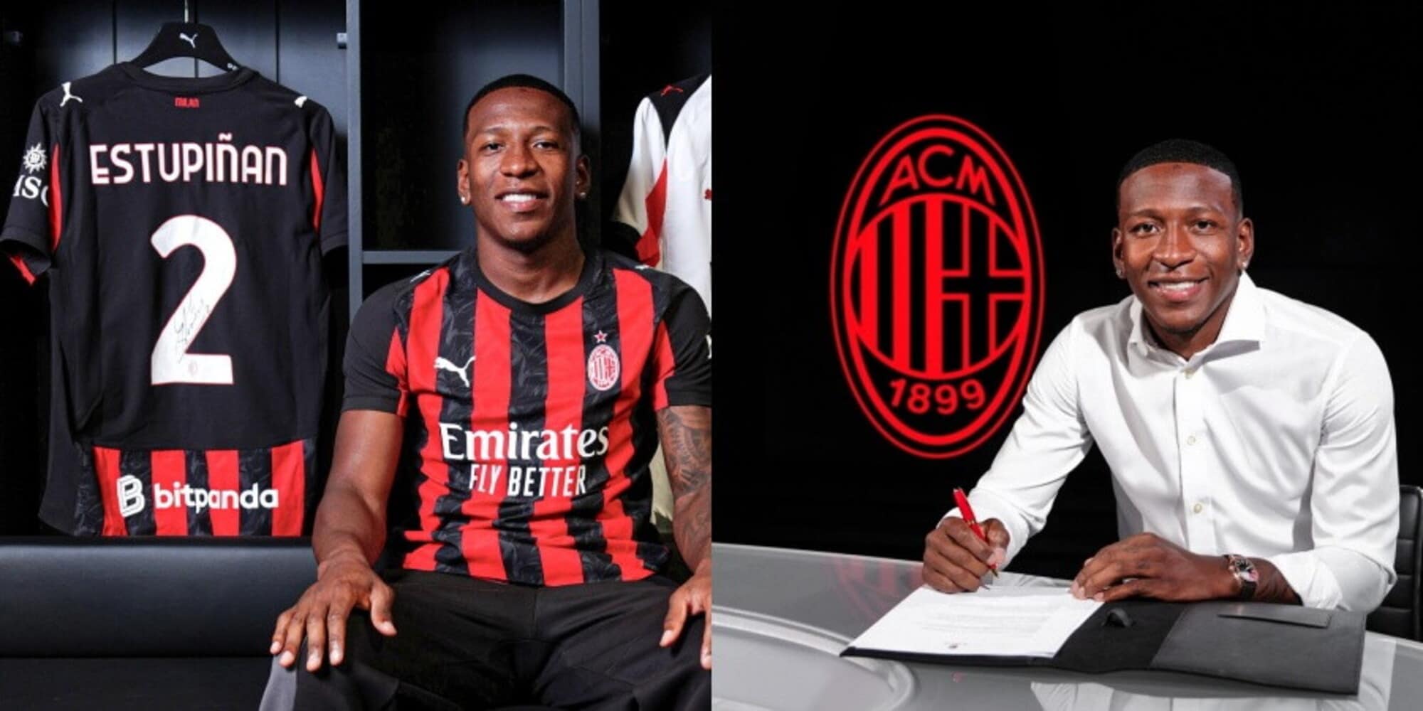 Estupinan accende il Milan: tifosi rossoneri pazzi di lui dopo la firma