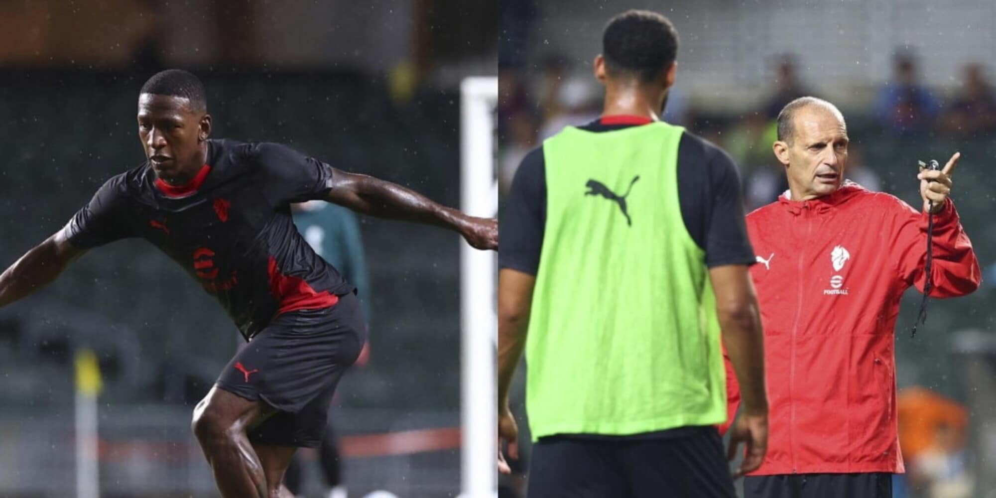 Il Milan si allena ad Hong Kong prima di sfidare il Liverpool: Estupinan in campo  