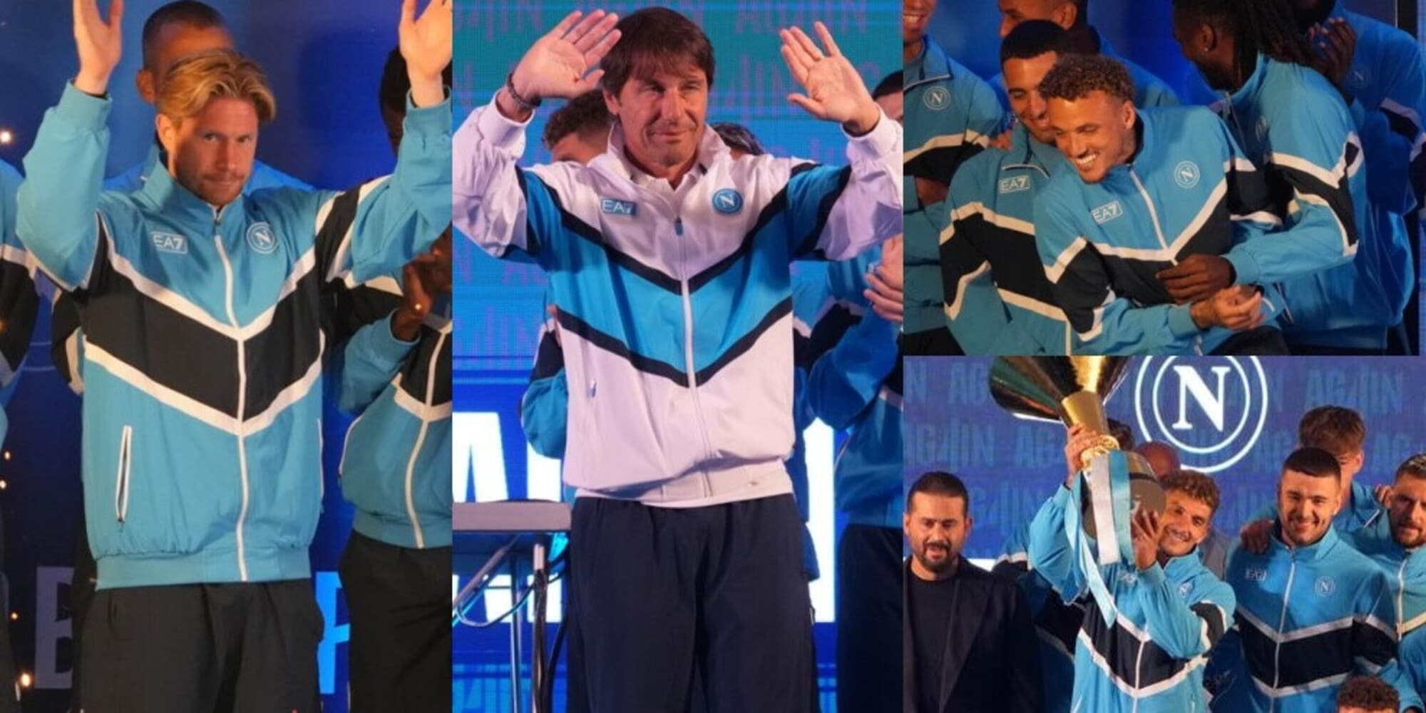 Il Napoli abbraccia i tifosi: la presentazione della squadra e la festa a Dimaro