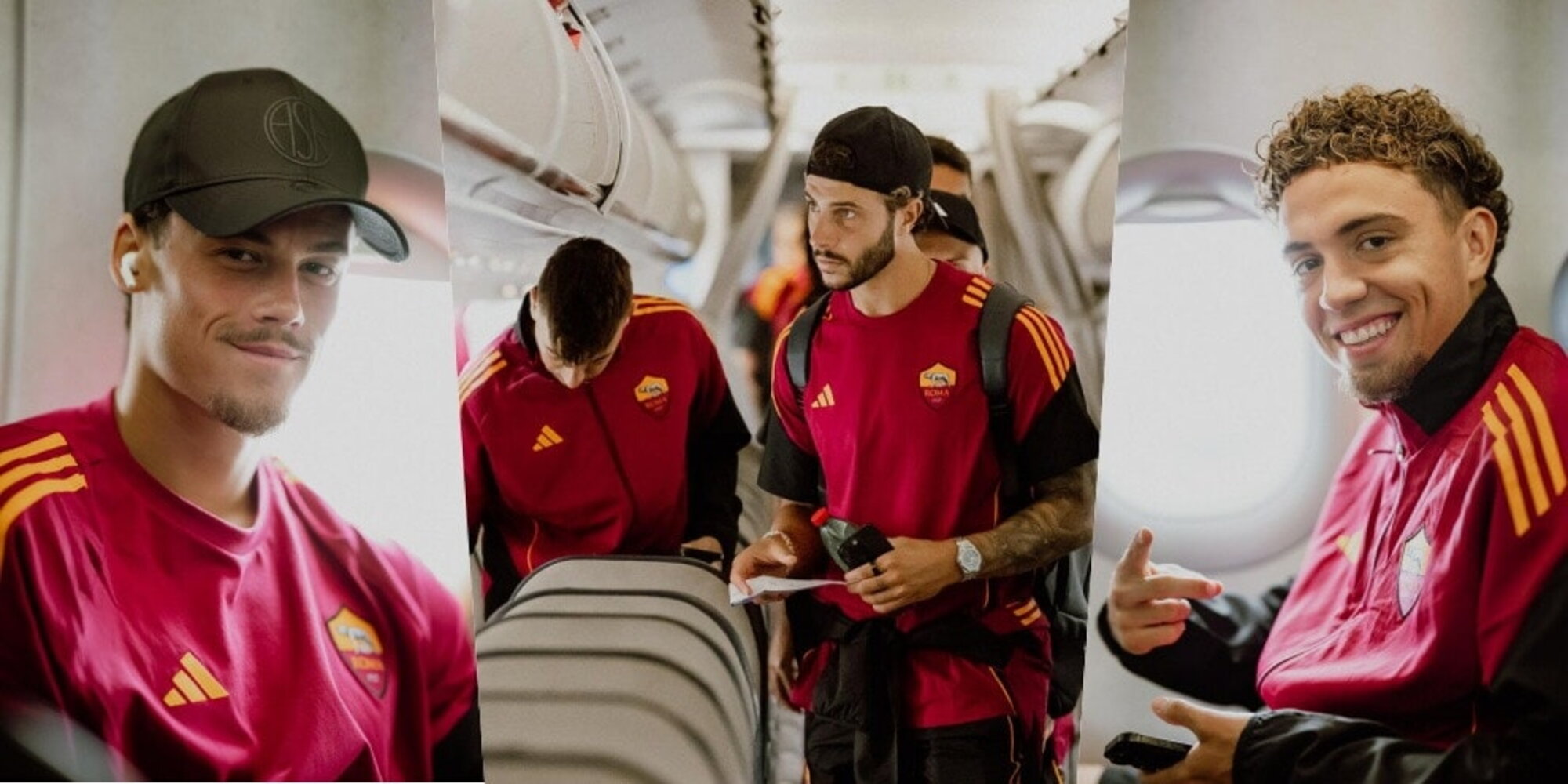 La Roma parte per Kaiserslautern: le foto del viaggio verso la Germania