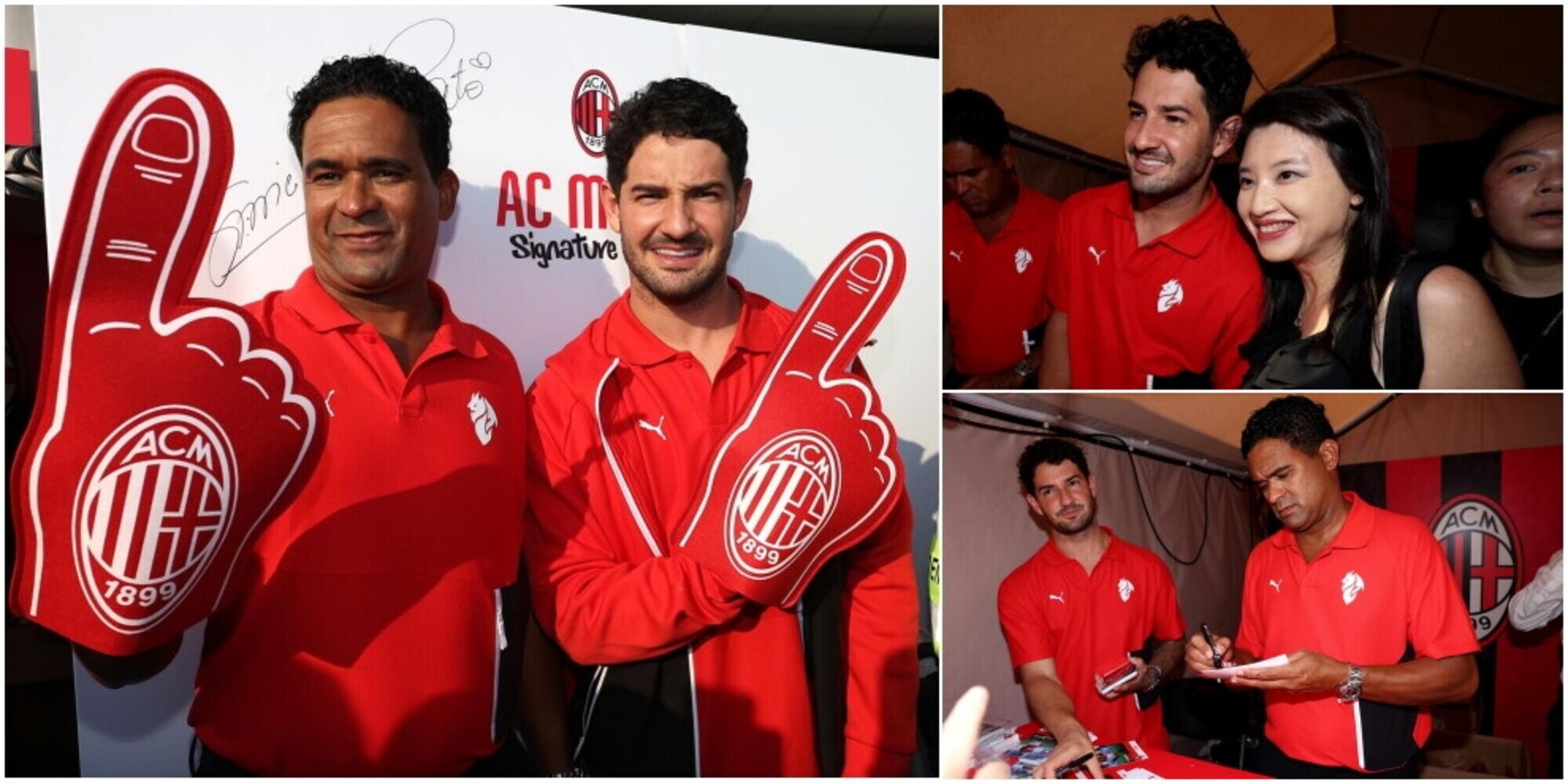 Milan, Pato e Serginho fanno impazzire i tifosi prima del match con il Liverpool