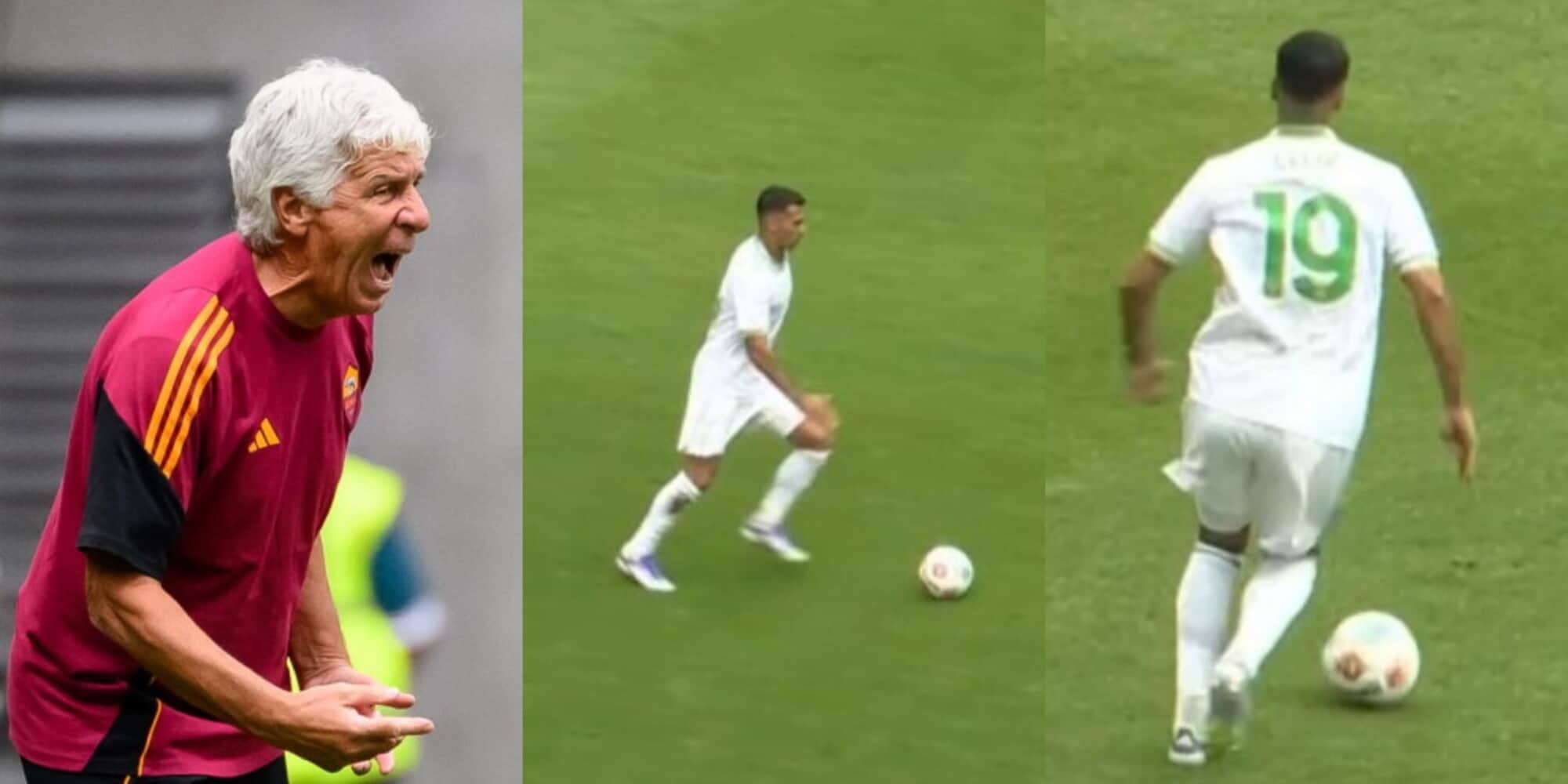 Celik sbaglia un passaggio, Gasperini imbufalito: la reazione in campo durante Kaiserslautern-Roma