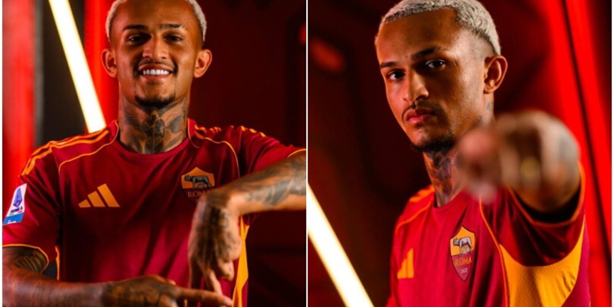 Wesley in posa con la maglia della Roma: ecco le prime foto