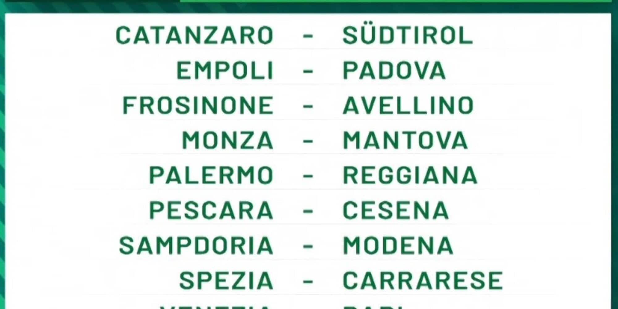 Calendario Serie B 2025/26: tutte le partite giornata per giornata