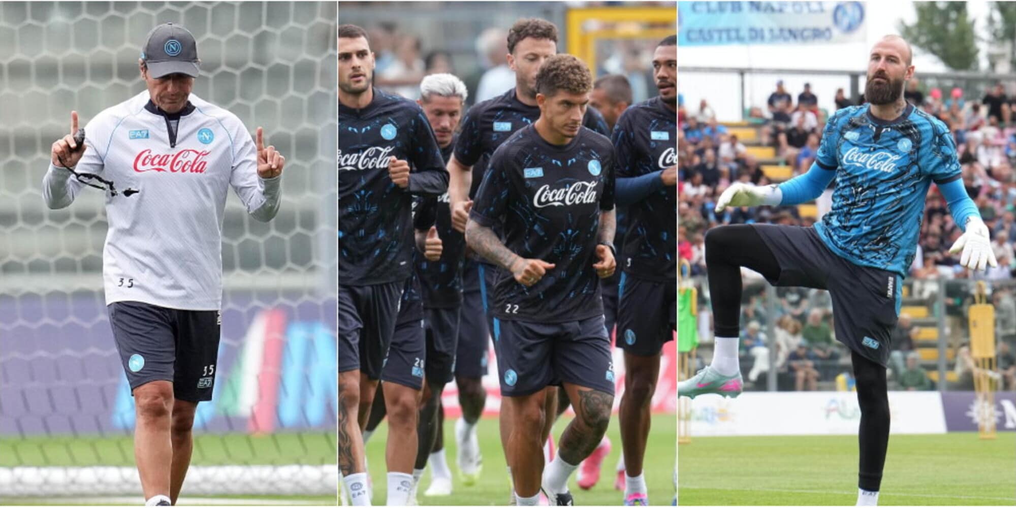 Il Napoli a Castel di Sangro: le foto più belle del primo giorno di ritiro