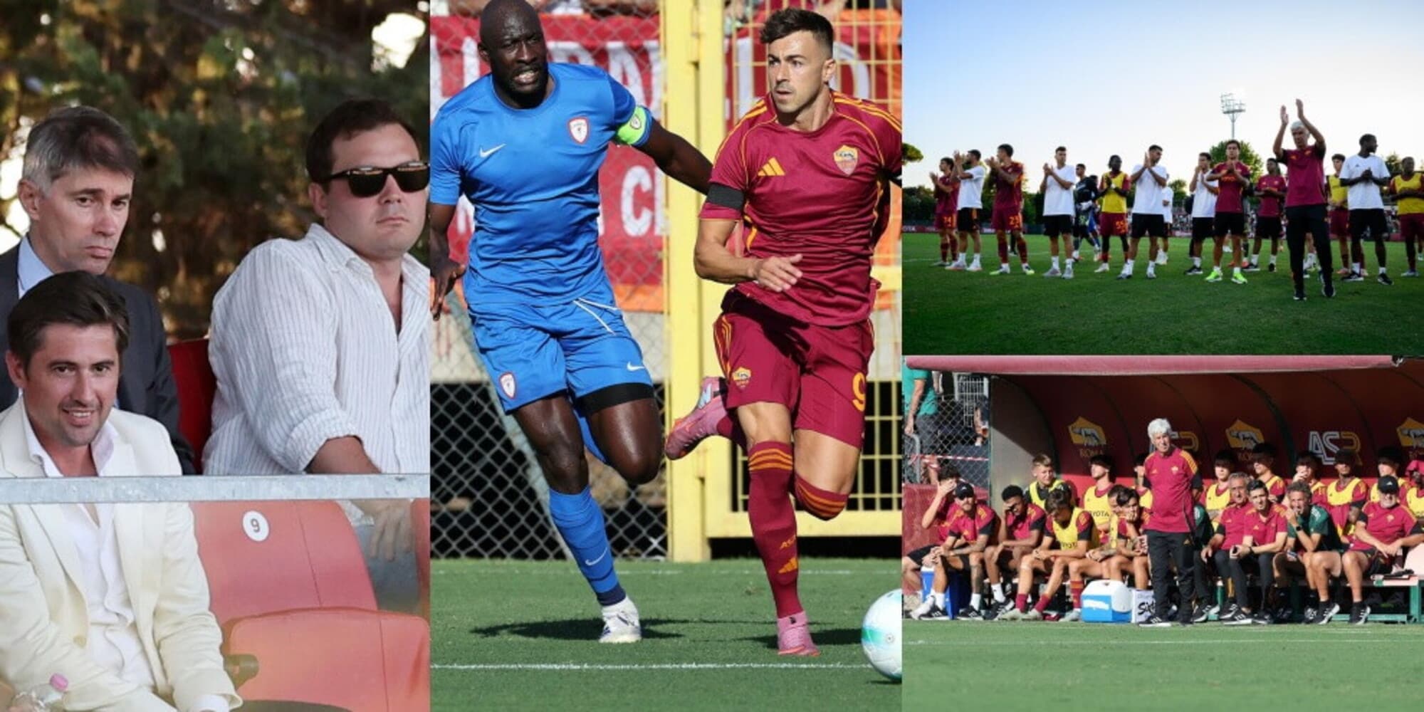 Dal commovente omaggio a Enzo Bertagnoli all'esordio di Wesley: lo spettacolo di Roma-Cannes