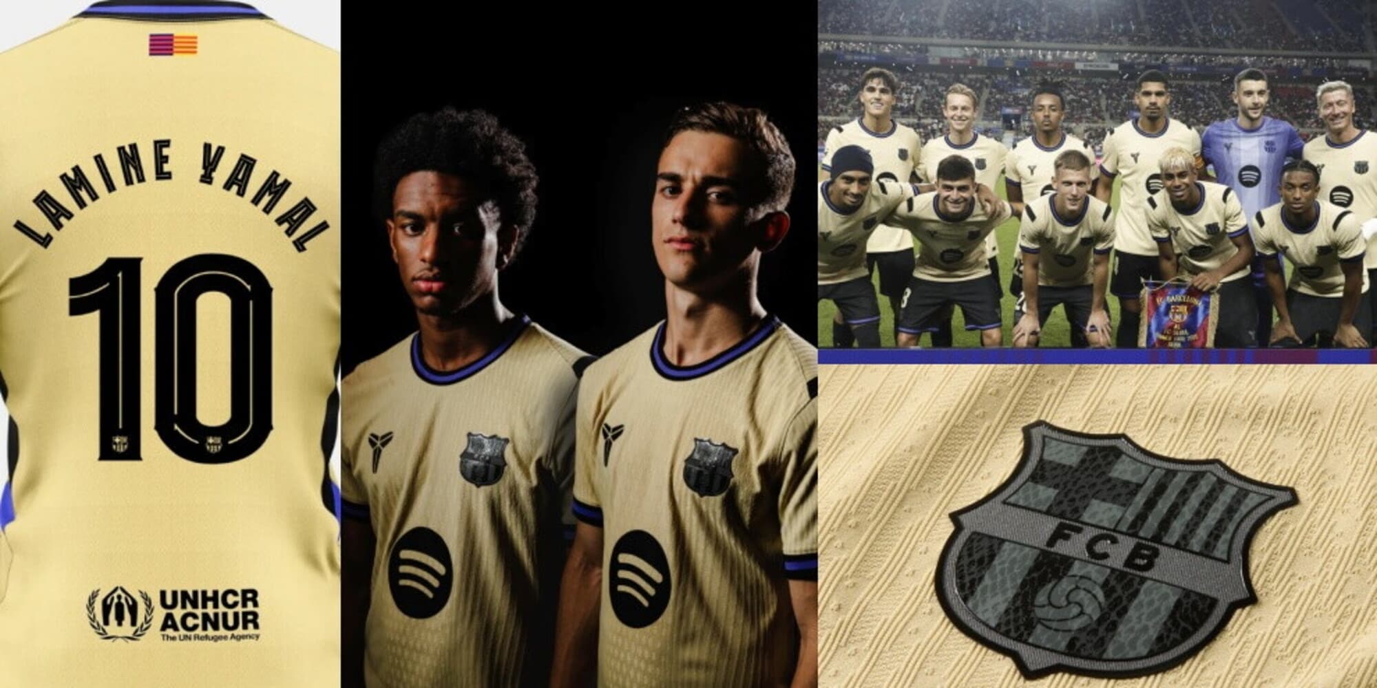 Barcellona, la maglia dedicata a Kobe Bryant porta fortuna a Yamal e Lewandowski