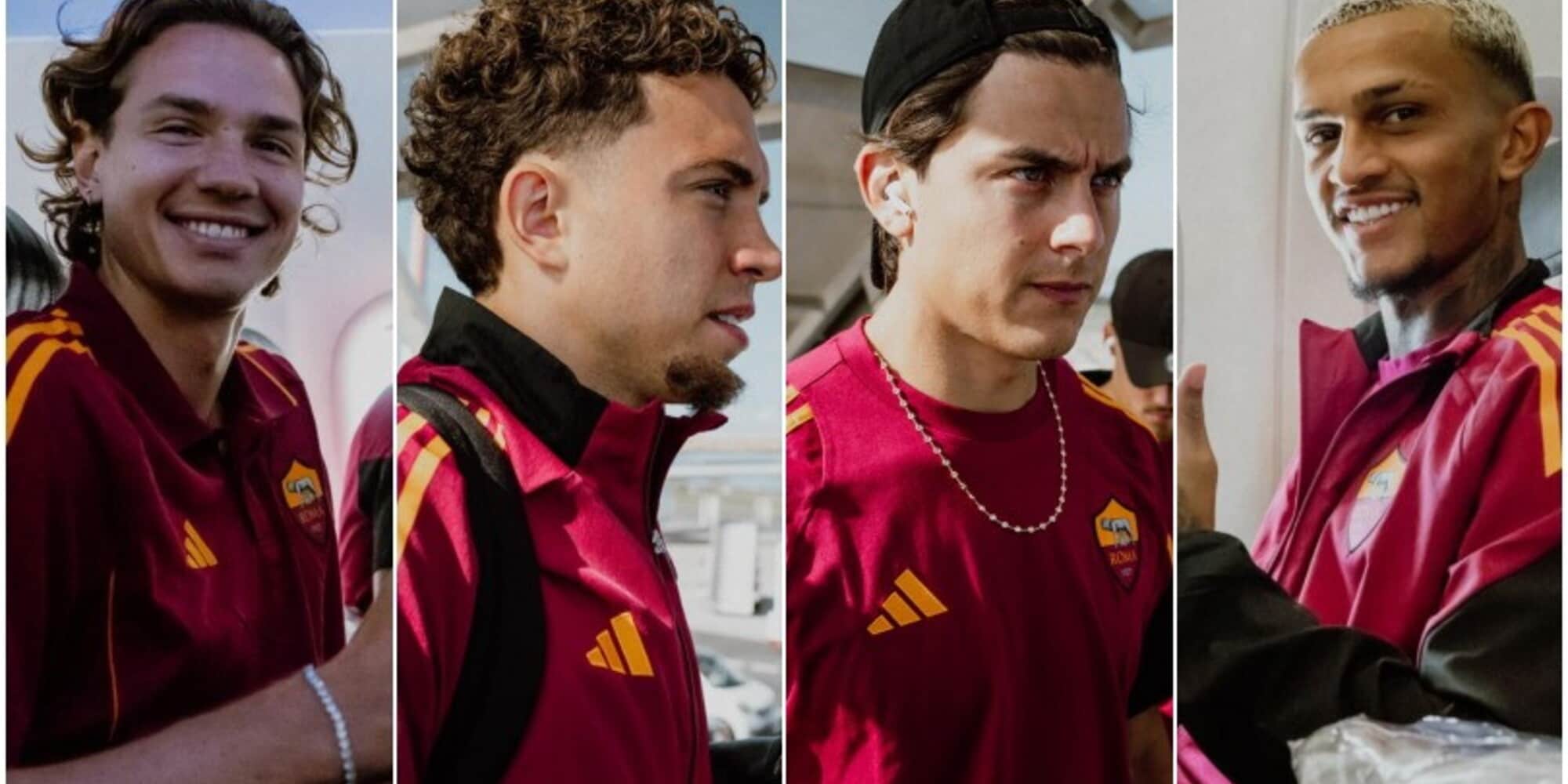 La Roma in partenza per la Francia: ci sono anche Ghilardi e Dybala