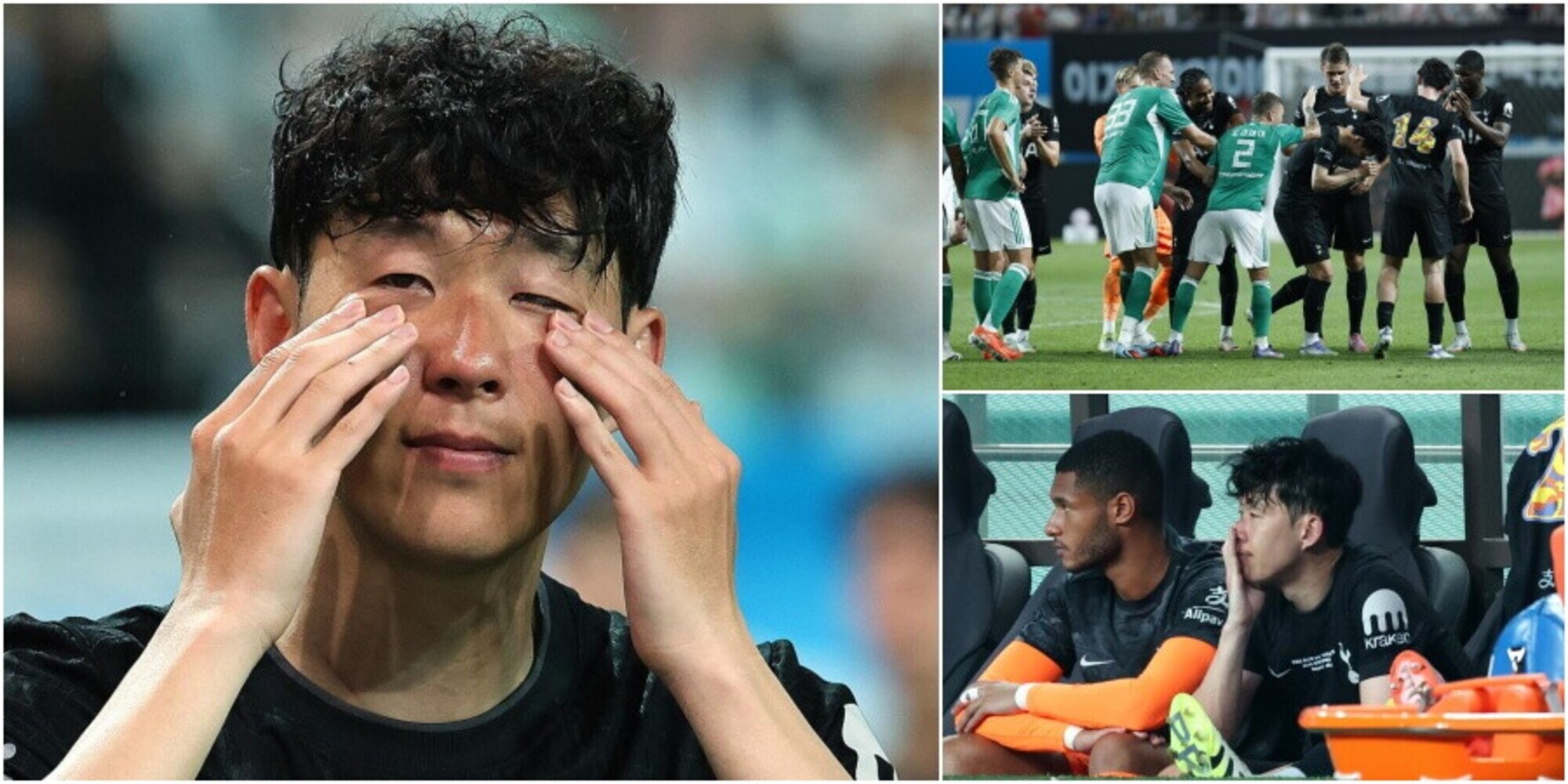 Son, addio al Tottenham in lacrime: lo abbracciano anche i giocatori del Newcastle 