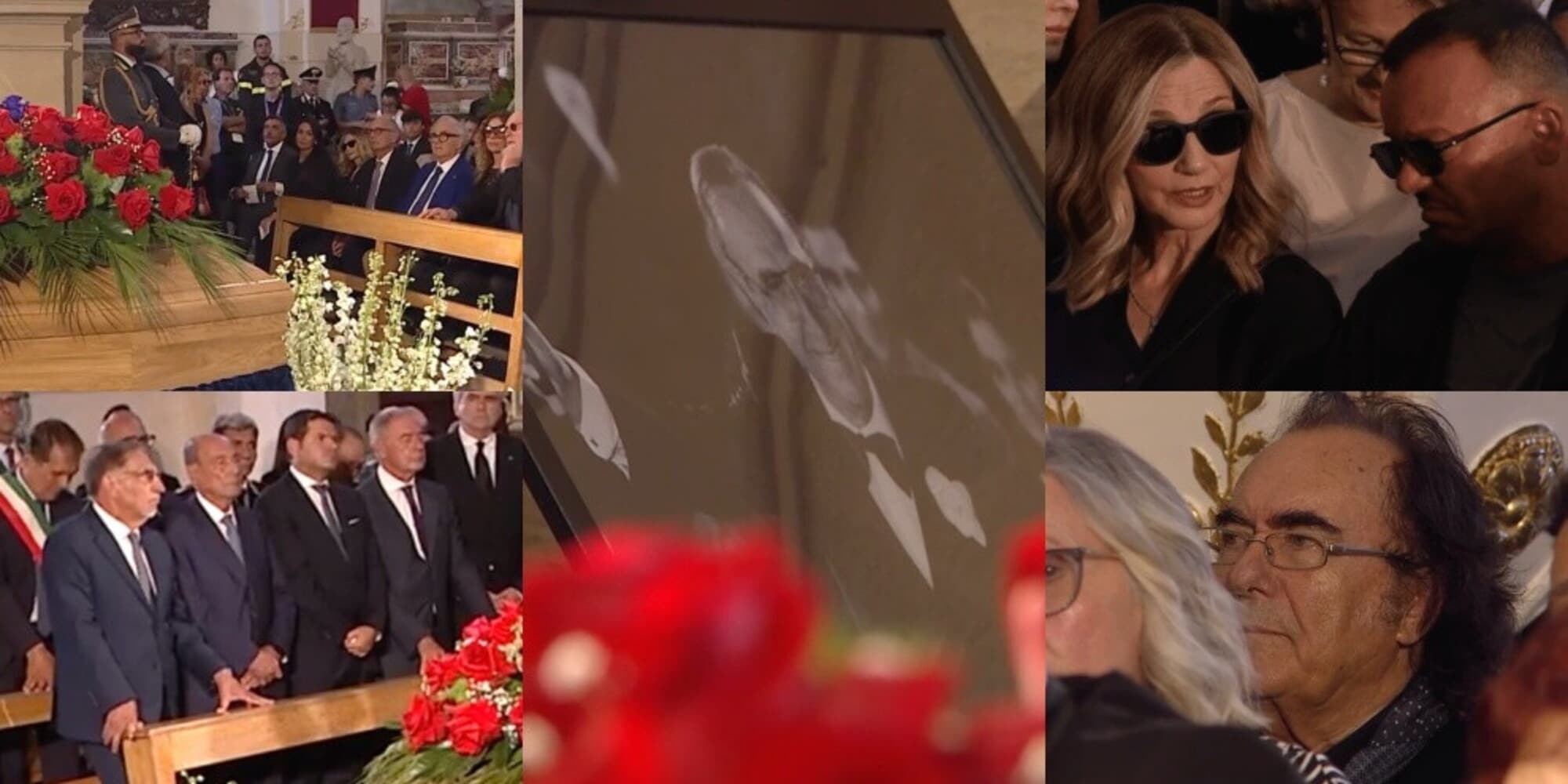 Funerale Pippo Baudo, da Al Bano a Lorella Cuccarini e Gigi D'Alessio: lacrime e commozione per l'ultimo saluto