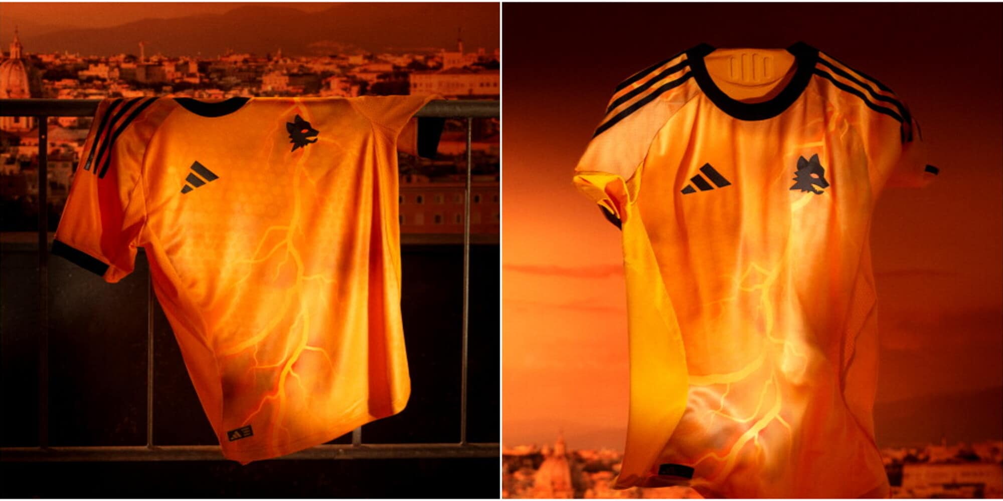 Roma, ecco il kit away 2025/26: tutte le foto della nuova maglia