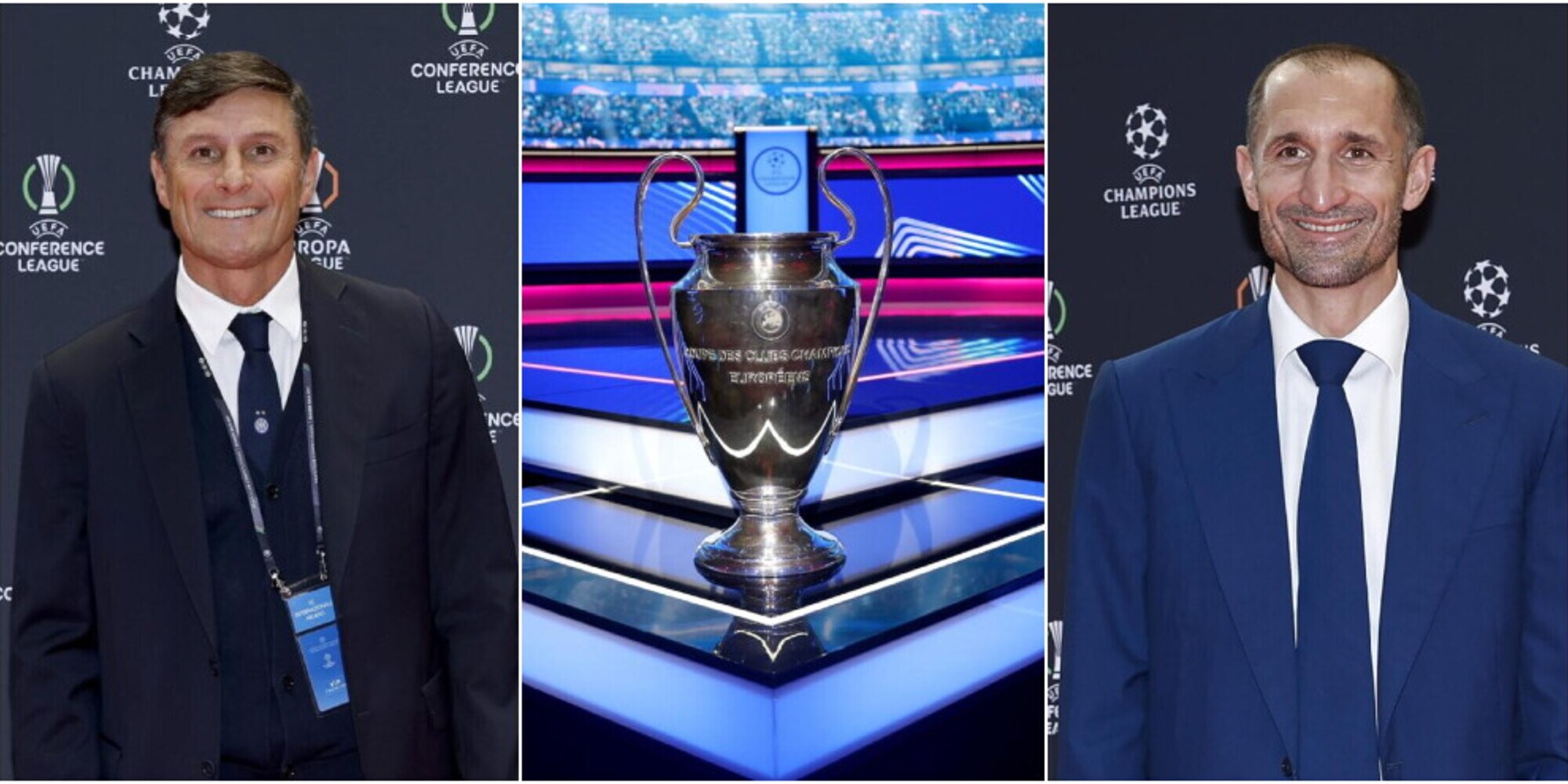 Da Zanetti a Chiellini e Ibra: tutti i presenti al sorteggio della Champions League
