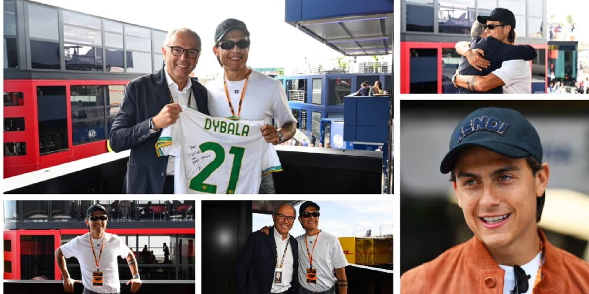 Dybala a sorpresa in Olanda per la Formula 1: il regalo romanista a Domenicali