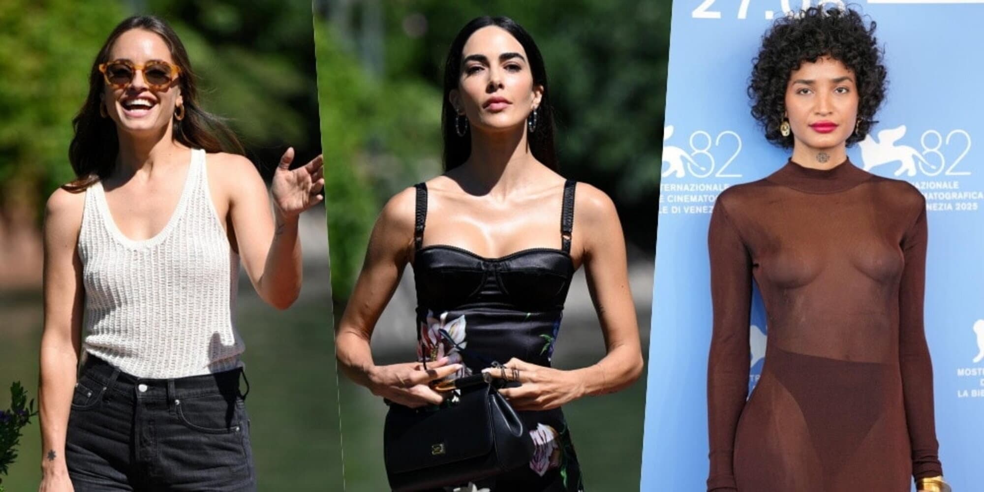 Venezia si accende: sfila anche Rocio dopo la fine della storia con Raoul Bova