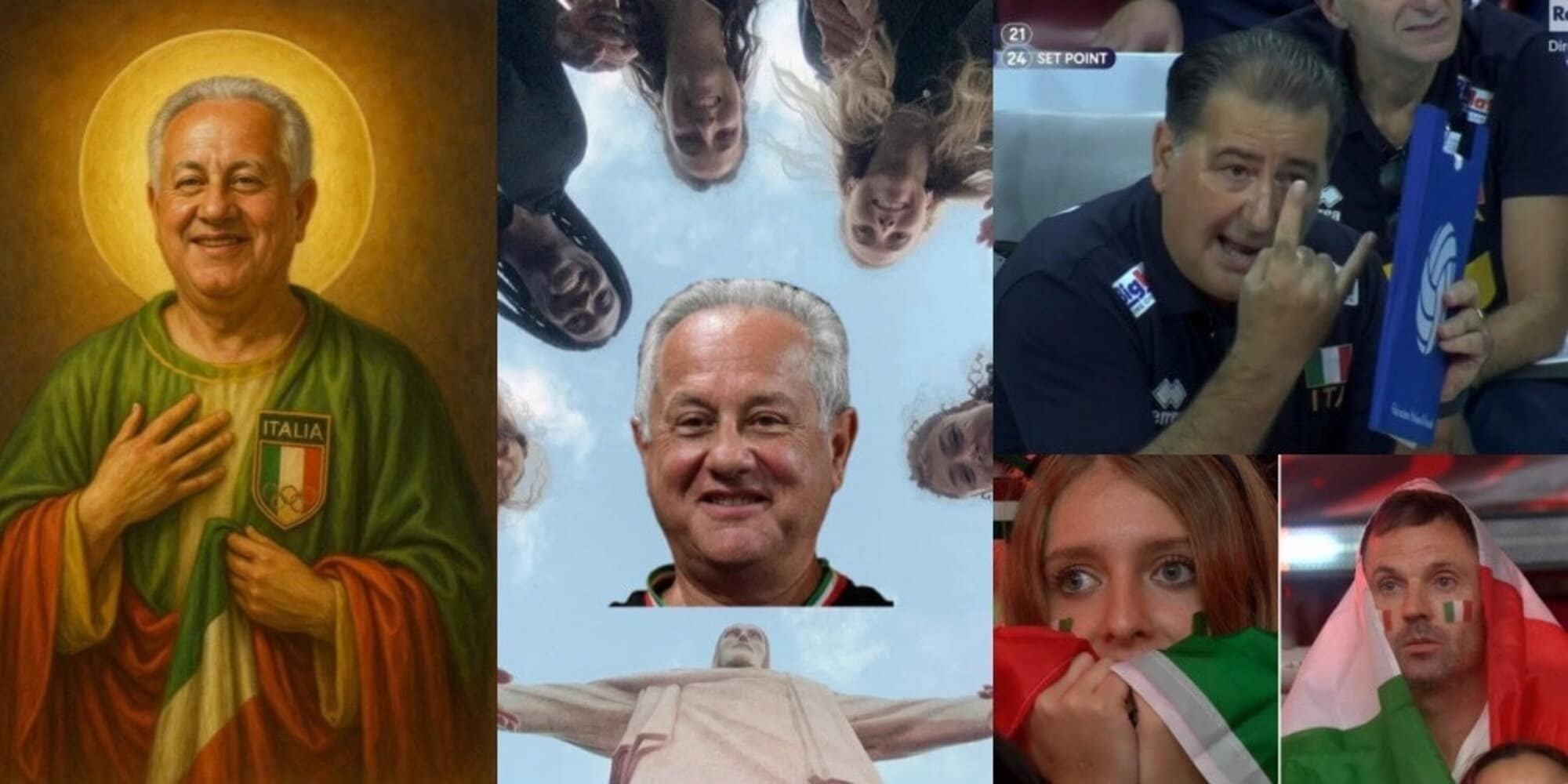 Santo Velasco porta l'Italia sul tetto del mondo: le ironie dei social