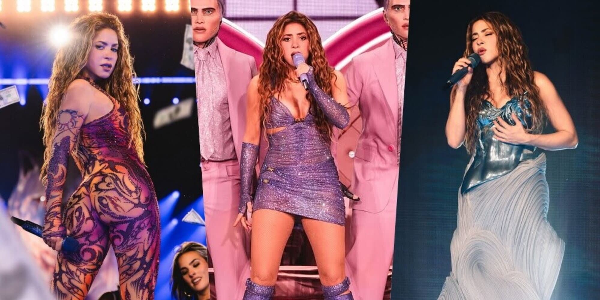 Tutti i look di Shakira nel suo concerto in Messico: fan in delirio